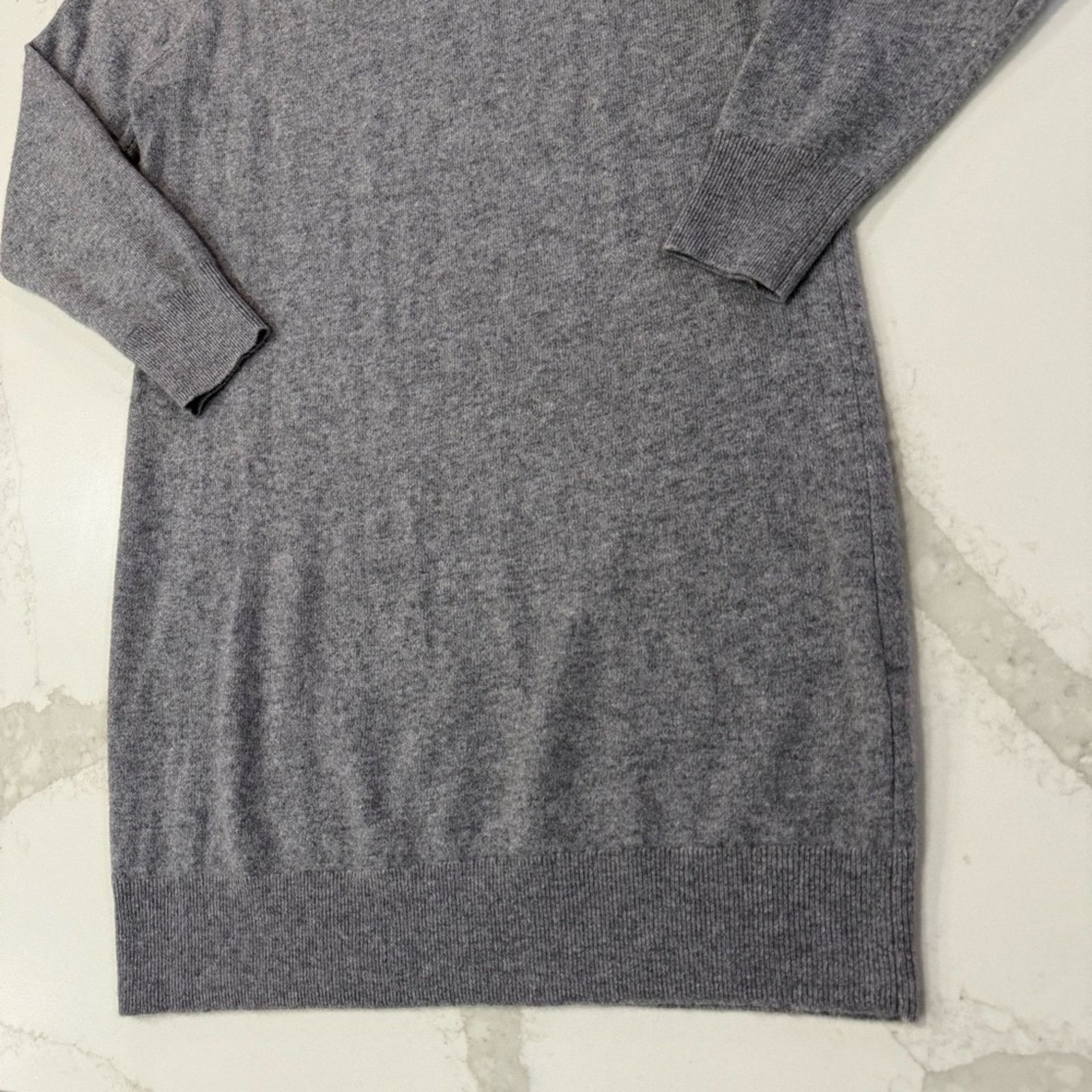 Lord & Taylor Lord & Taylor 100% Cashmere MockNeck Sweater Dress Womens M Size M / US 6-8 / IT 42-44 - 2 Thumbnail