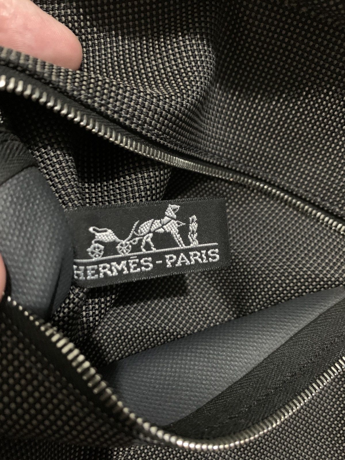 Hermes Hermes Hermes Nylon Canvas Herline Briefcase Business Bag Size ONE SIZE - 13 Thumbnail