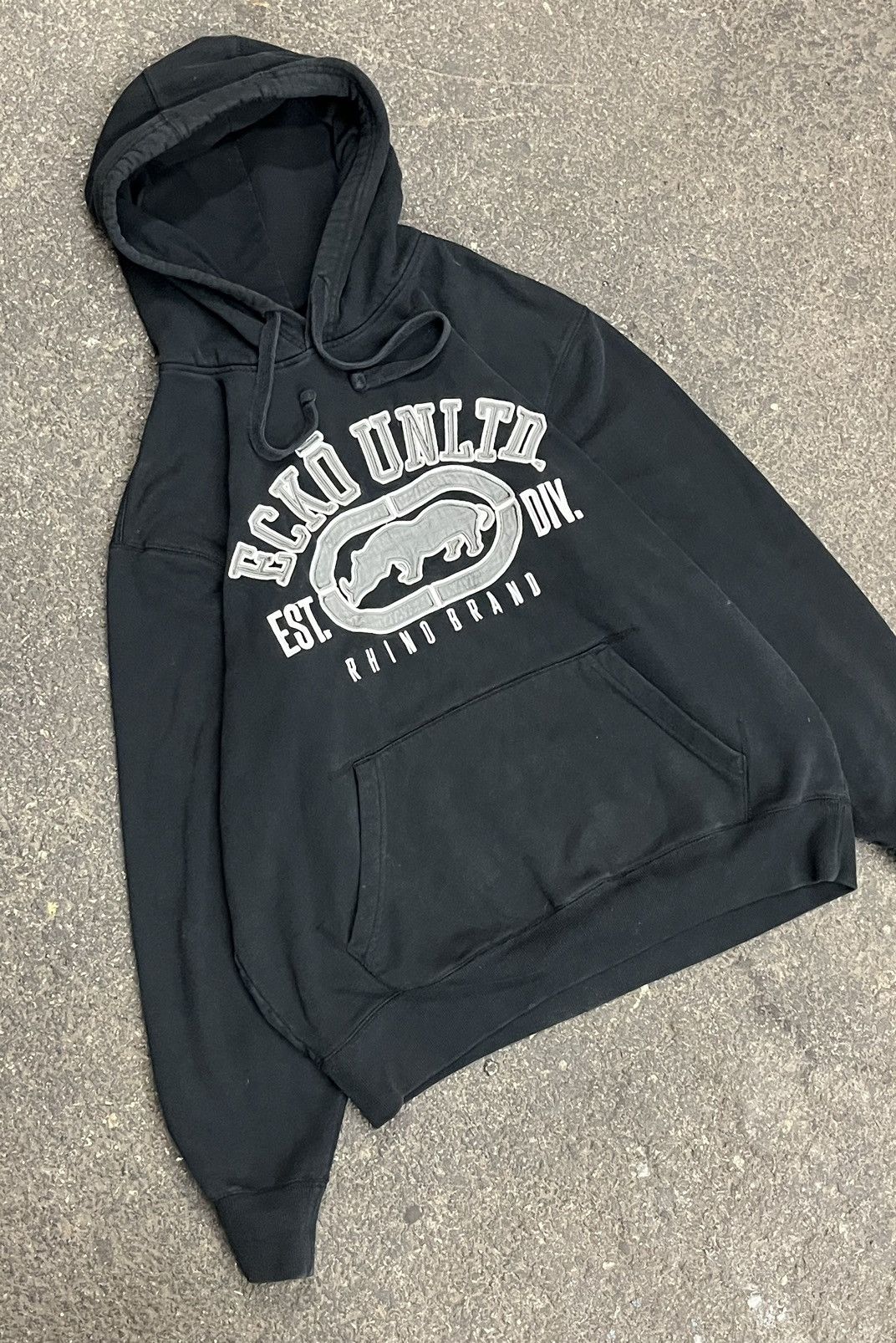 Ecko Unltd. × Vintage Ecko embroidered streetwear hoodie hip hop skater boxy rare Size US XL / EU 56 / 4 - 1 Thumbnail
