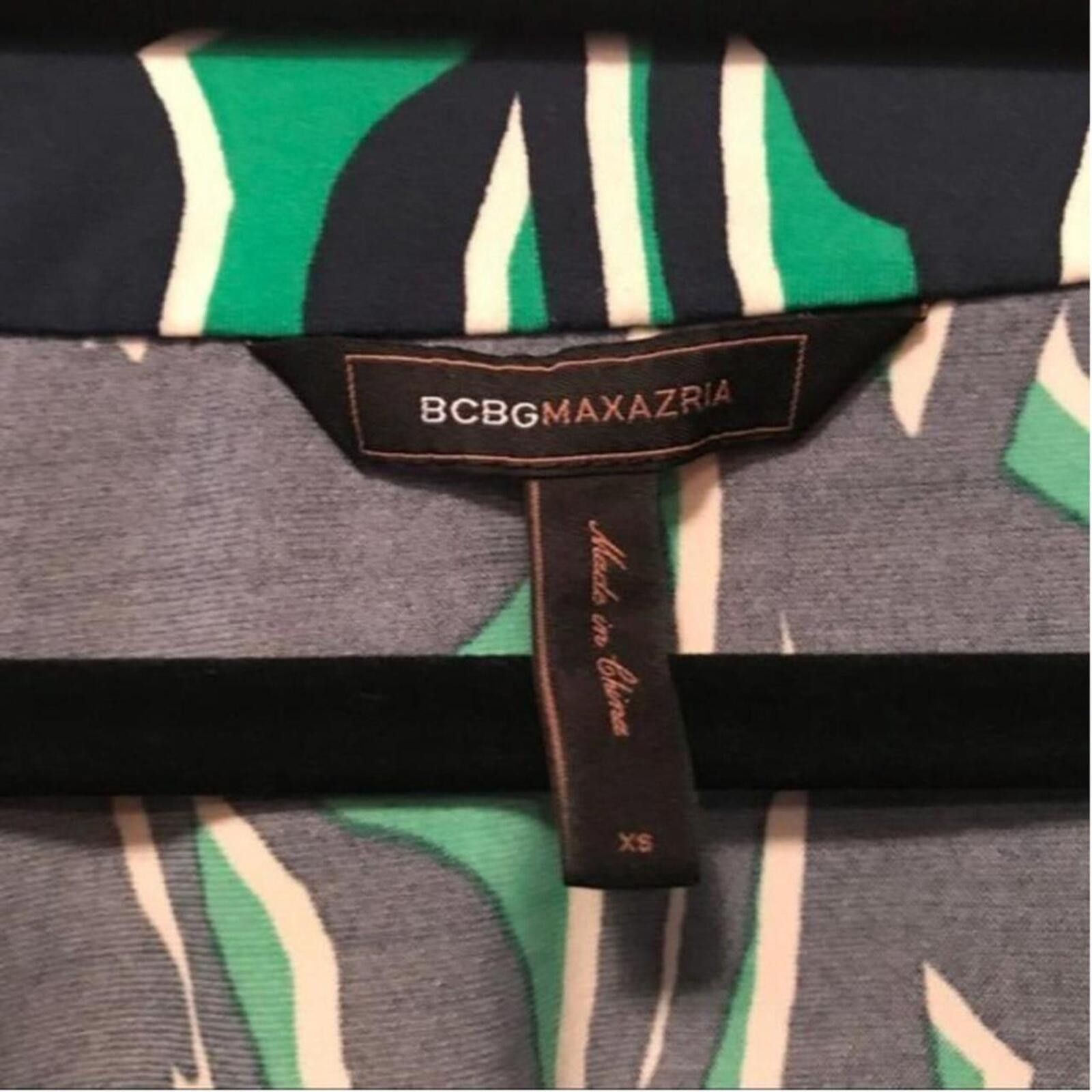 Banana Republic Banana Republic Green and Black Floral Print Dress Size S / US 4 / IT 40 - 4 Thumbnail