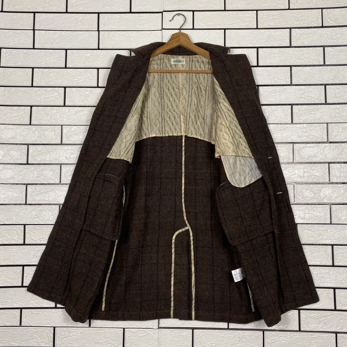 Japanese Brand Vintage Wool Jacket Tartan Blaket Nirvana Issey Miyake Size US L / EU 52-54 / 3 - 14 Thumbnail