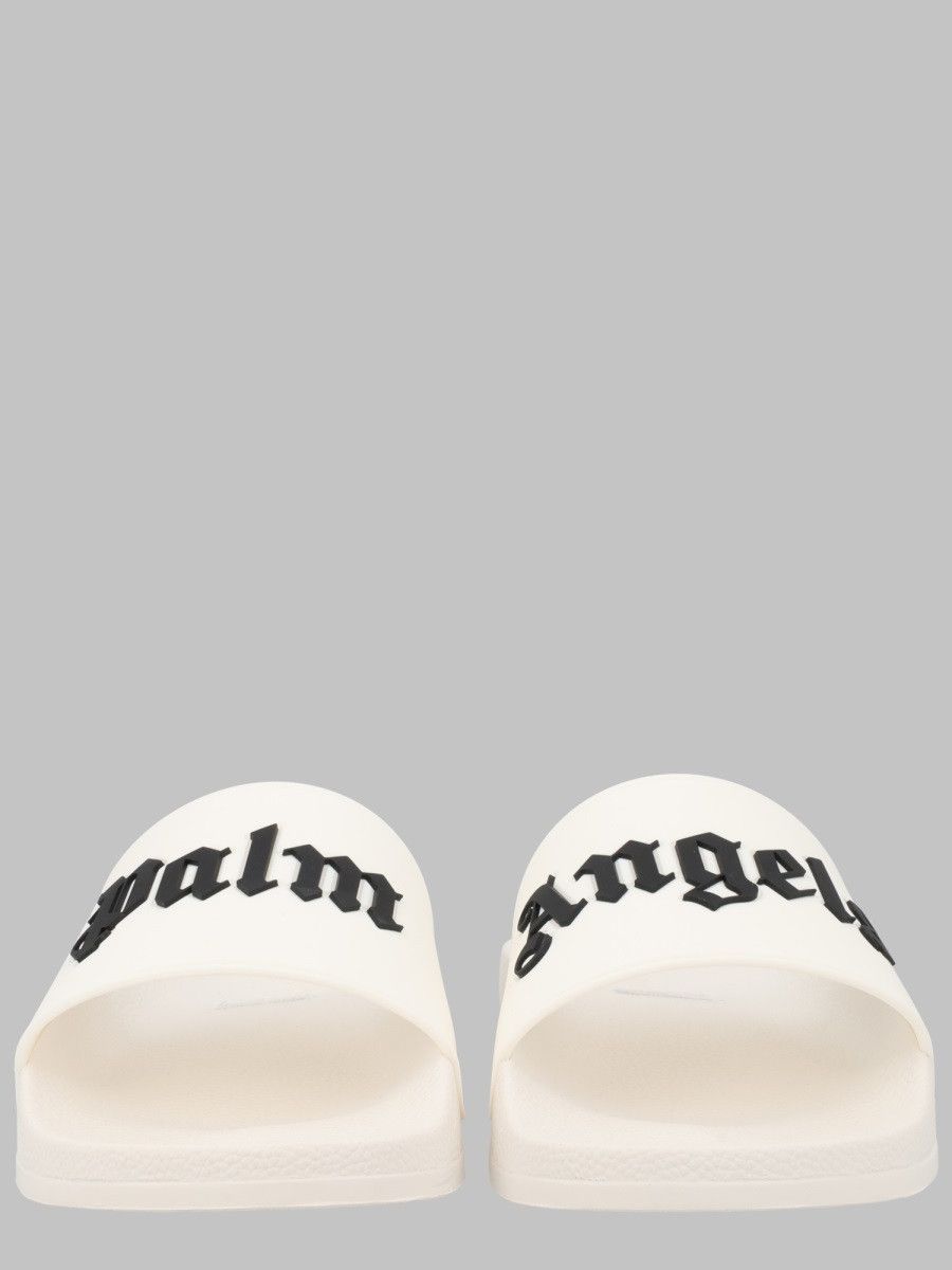 Palm Angels PALM ANGELS SLIDE CON LOGO - WHITE (IT 41) Size US 8 / EU 41 - 1 Thumbnail