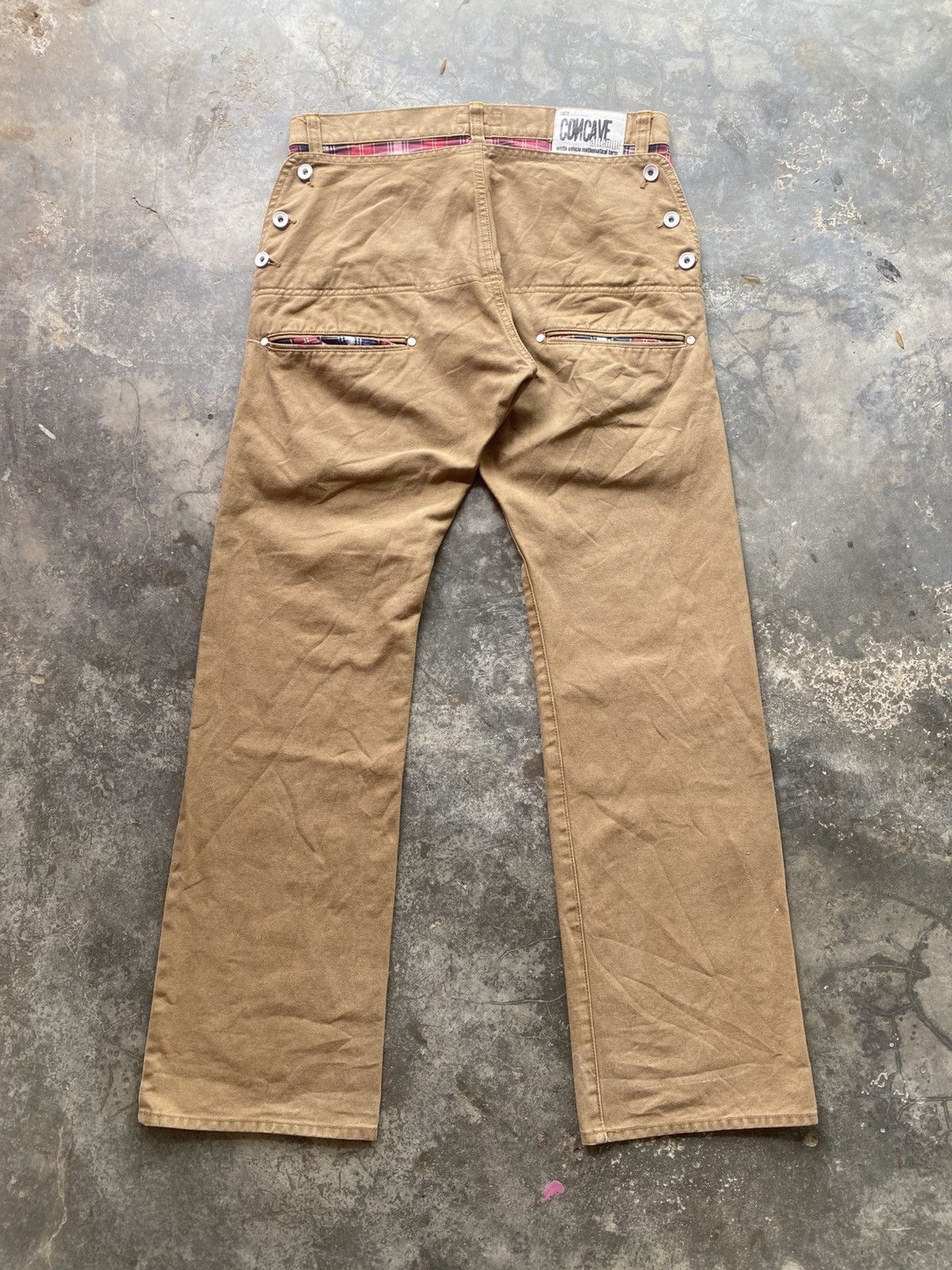Japanese Brand CONCAVE ATTEMPT Double Butt Pant Size US 32 / EU 48 - 3 Thumbnail