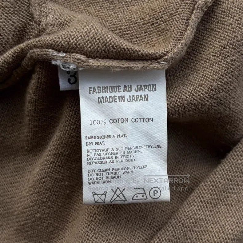 Yohji Yamamoto YOHJI YAMAMOTO Camel Color Zipper Knit Cardigan Size US L / EU 52-54 / 3 - 5 Thumbnail