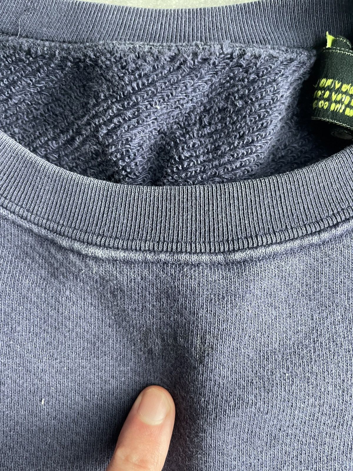 Off-White Off-White Tonal Crewneck Sweatshirt in Navy Size US L / EU 52-54 / 3 - 10 Thumbnail