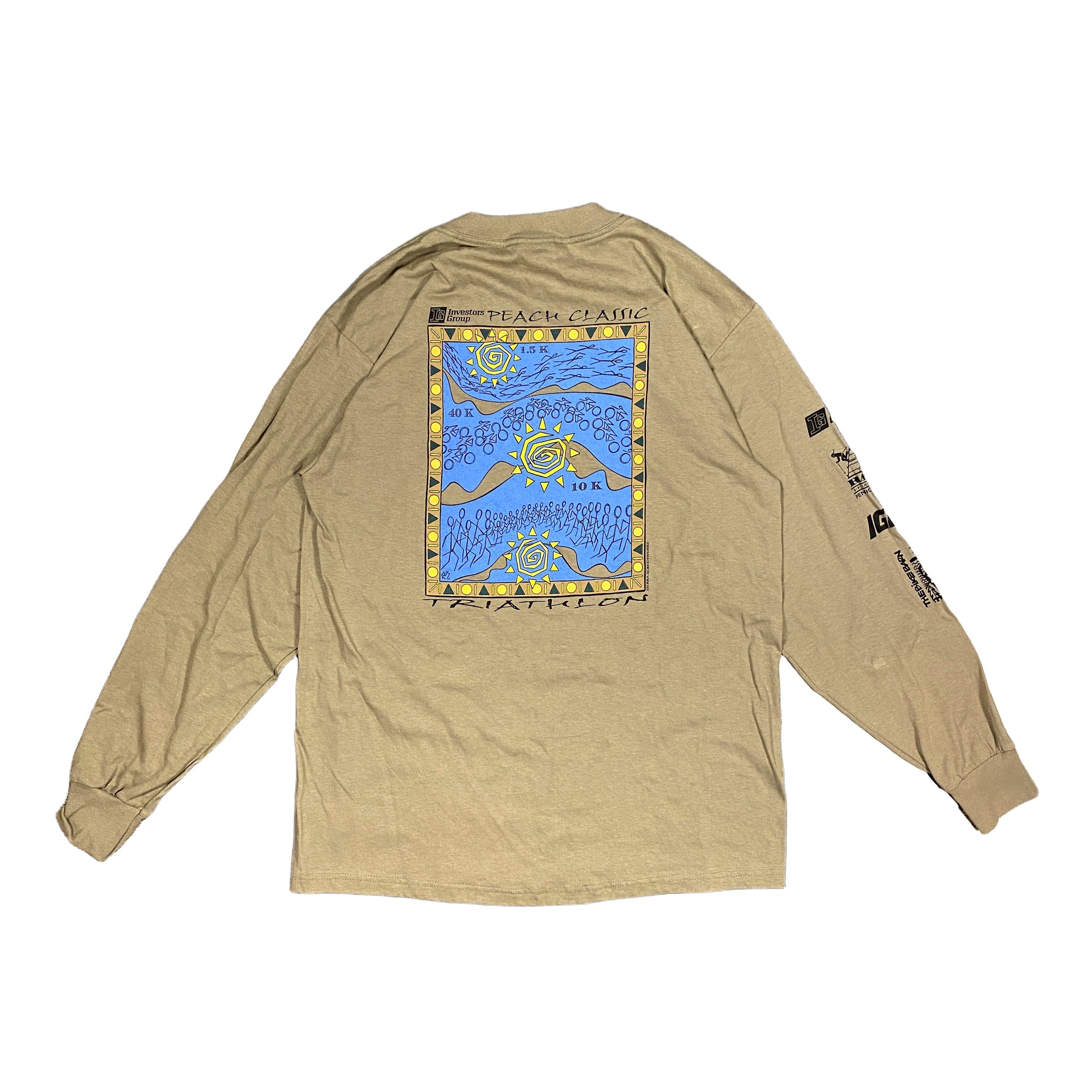 Vintage Vintage Peach Classic Triathlon 1997 Long Sleeve Tee L Size US L / EU 52-54 / 3 - 1 Thumbnail