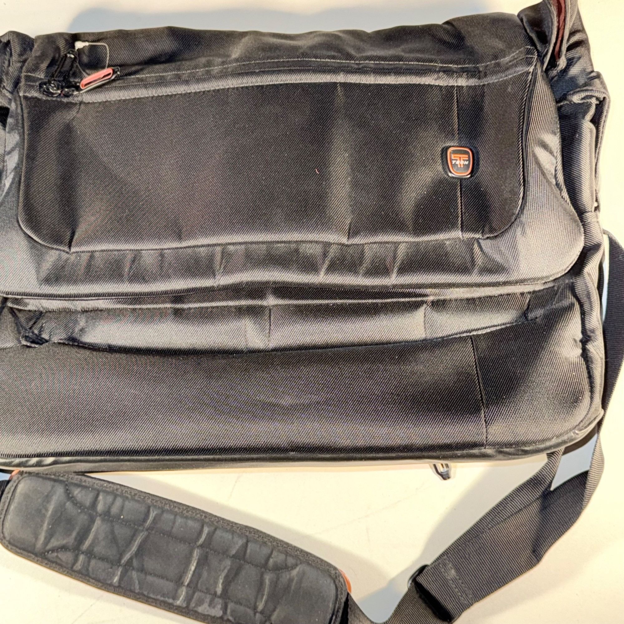 Tumi T-Tech by Tumi Messenger Bag - Black w/ High-Vis Orange Lini Size ONE SIZE - 2 Thumbnail