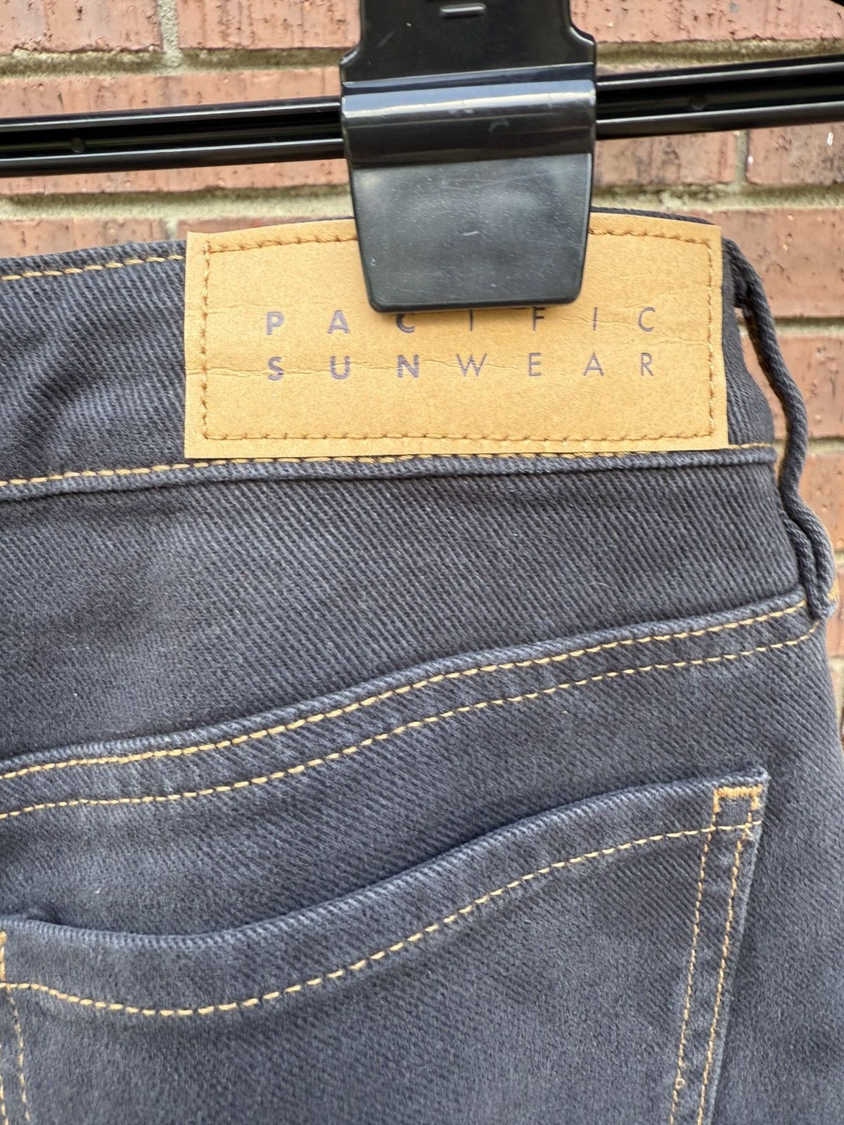 Pacsun Pacsun Denim Jeans Low Rise STRAIGHT Black Gray Size 25 Size 28" / US 6 / IT 42 - 6 Thumbnail