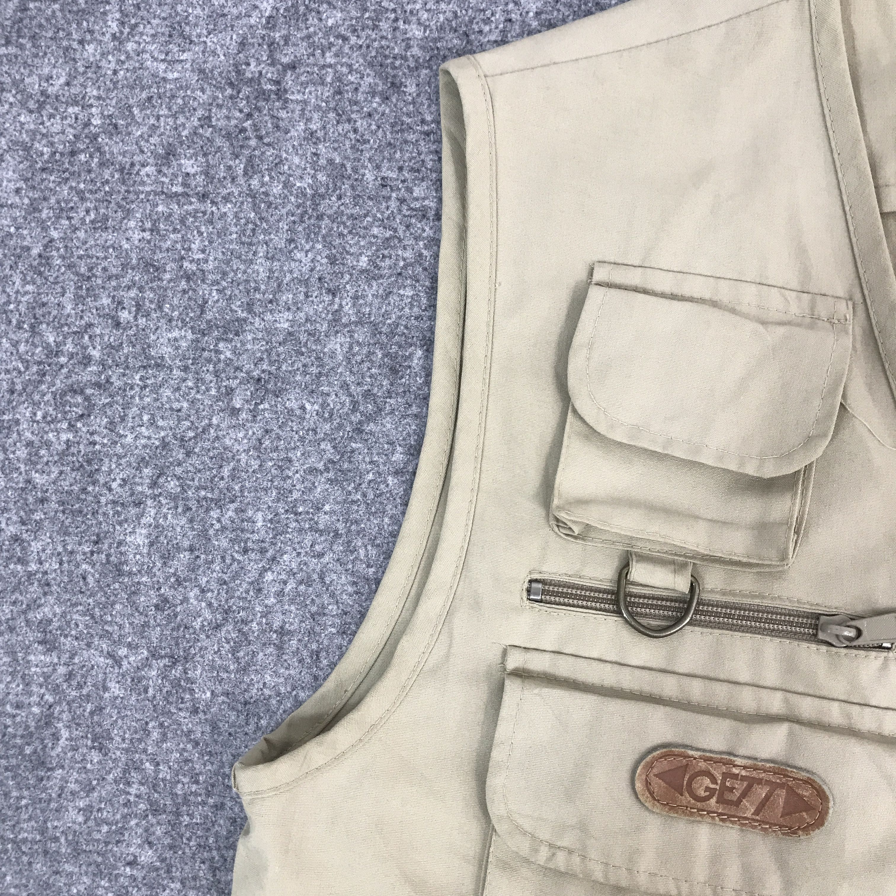 Japanese Brand GETT Outdoor Multipocket Vest jacket Size US L / EU 52-54 / 3 - 5 Thumbnail