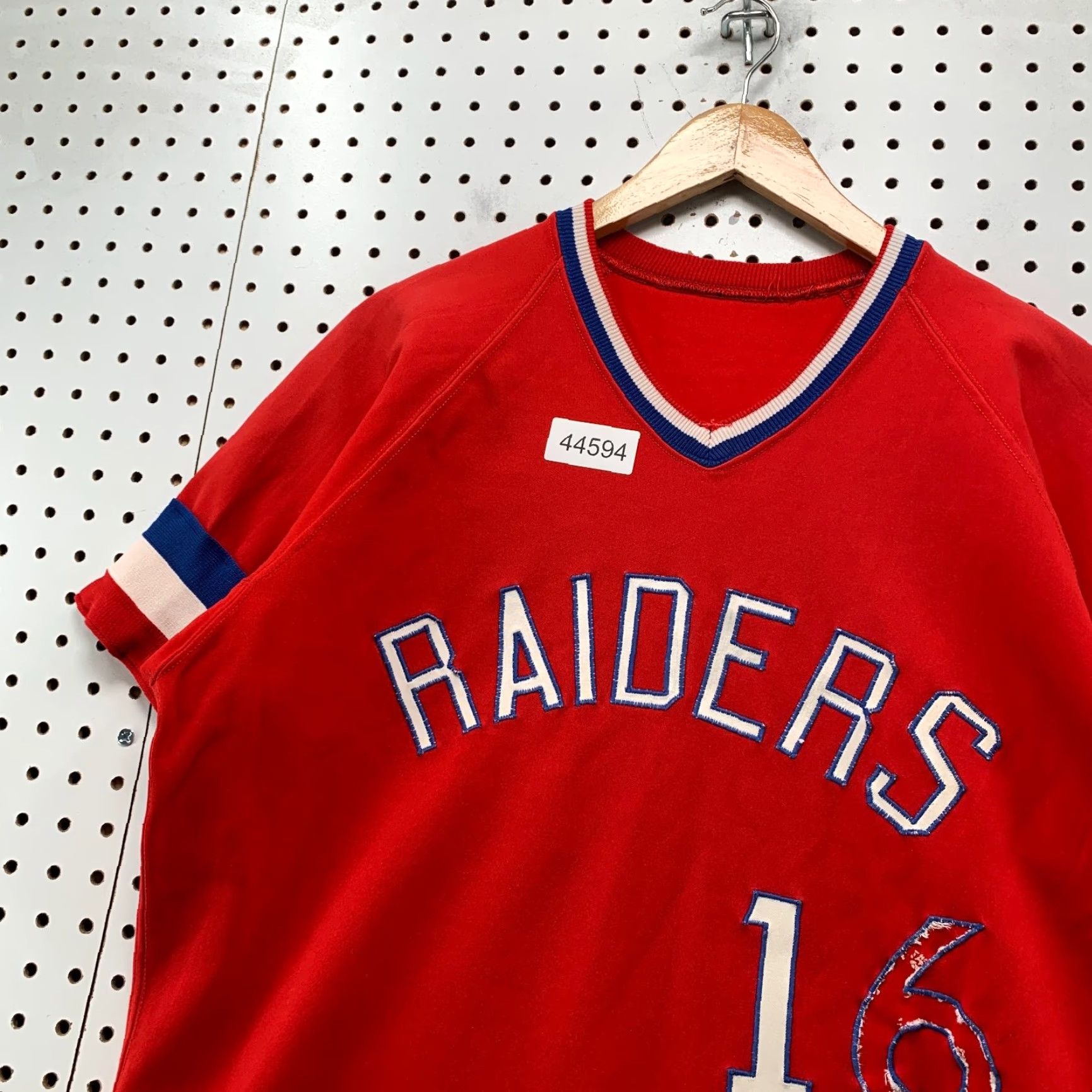 Russell Athletic Vintage 70s Russell Athletic Baseball Jersey Mens Large Red Gold Tag Raiders Size US L / EU 52-54 / 3 - 7 Thumbnail