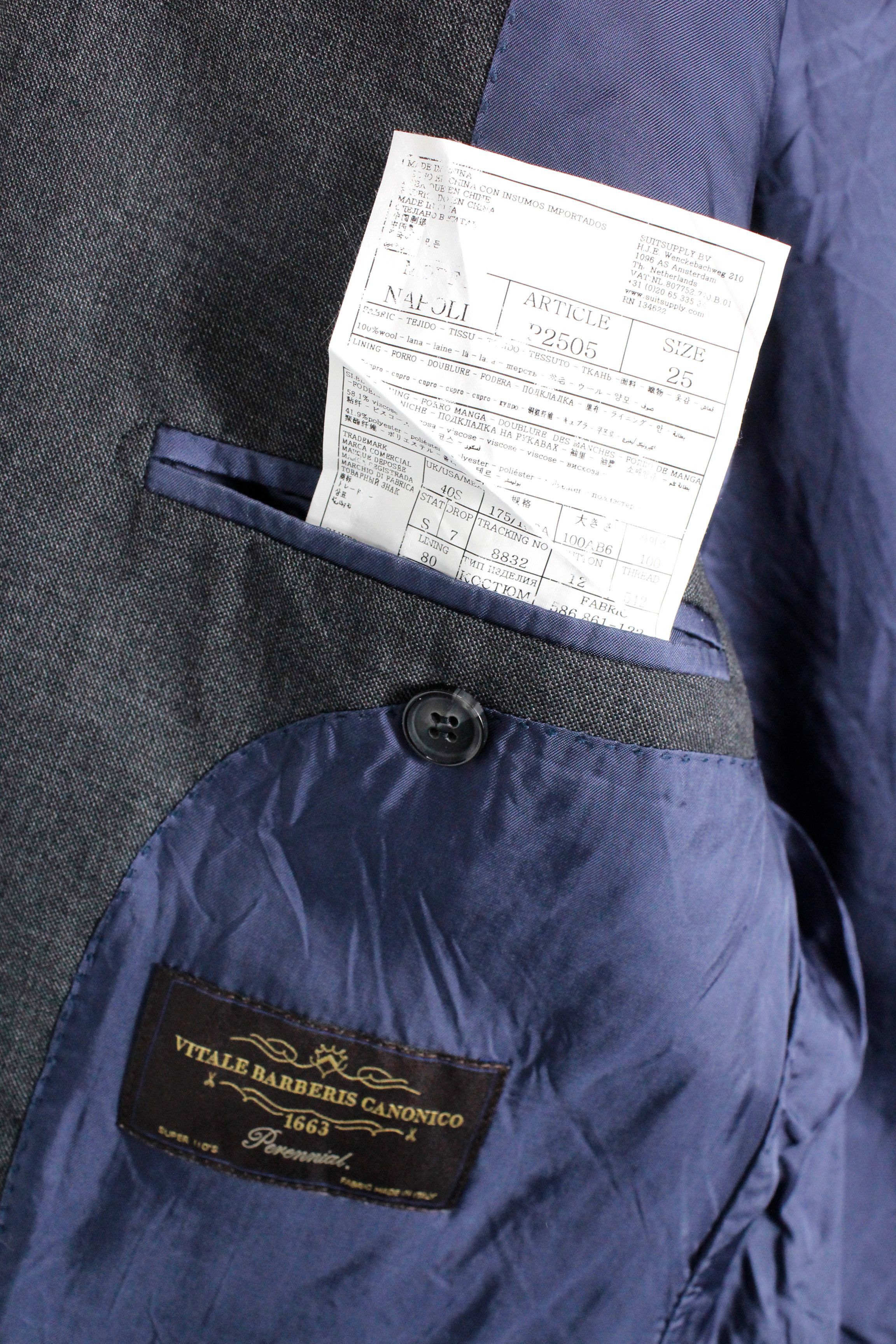 Suitsupply Suitsupply Napoli Wool Blazer Jacket Luxury Size US M / EU 48-50 / 2 - 6 Thumbnail