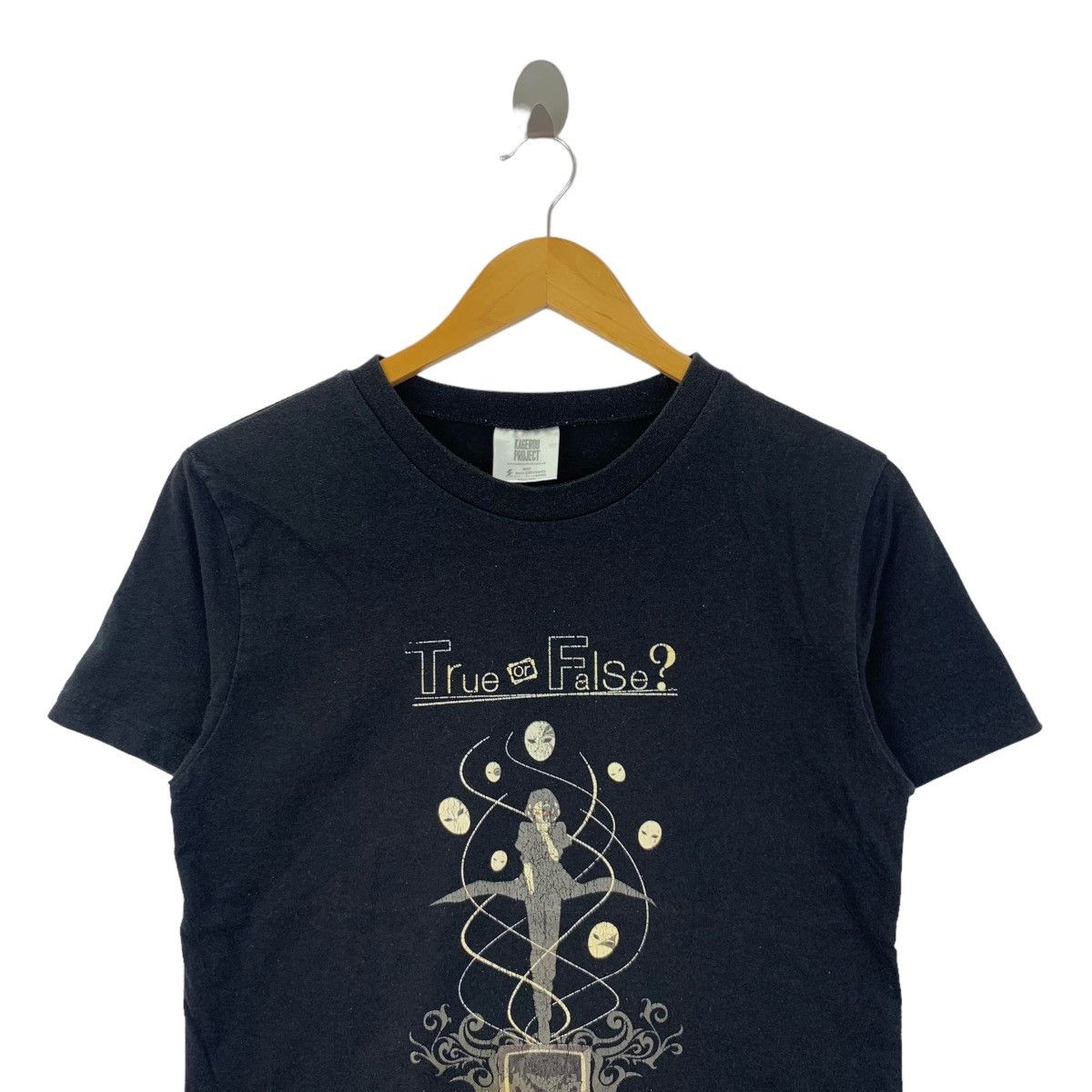 Vintage ANIME KAGEROU PROJECT Manga True False Tee Shirt Top Mixed Size US XS / EU 42 / 0 - 2 Thumbnail
