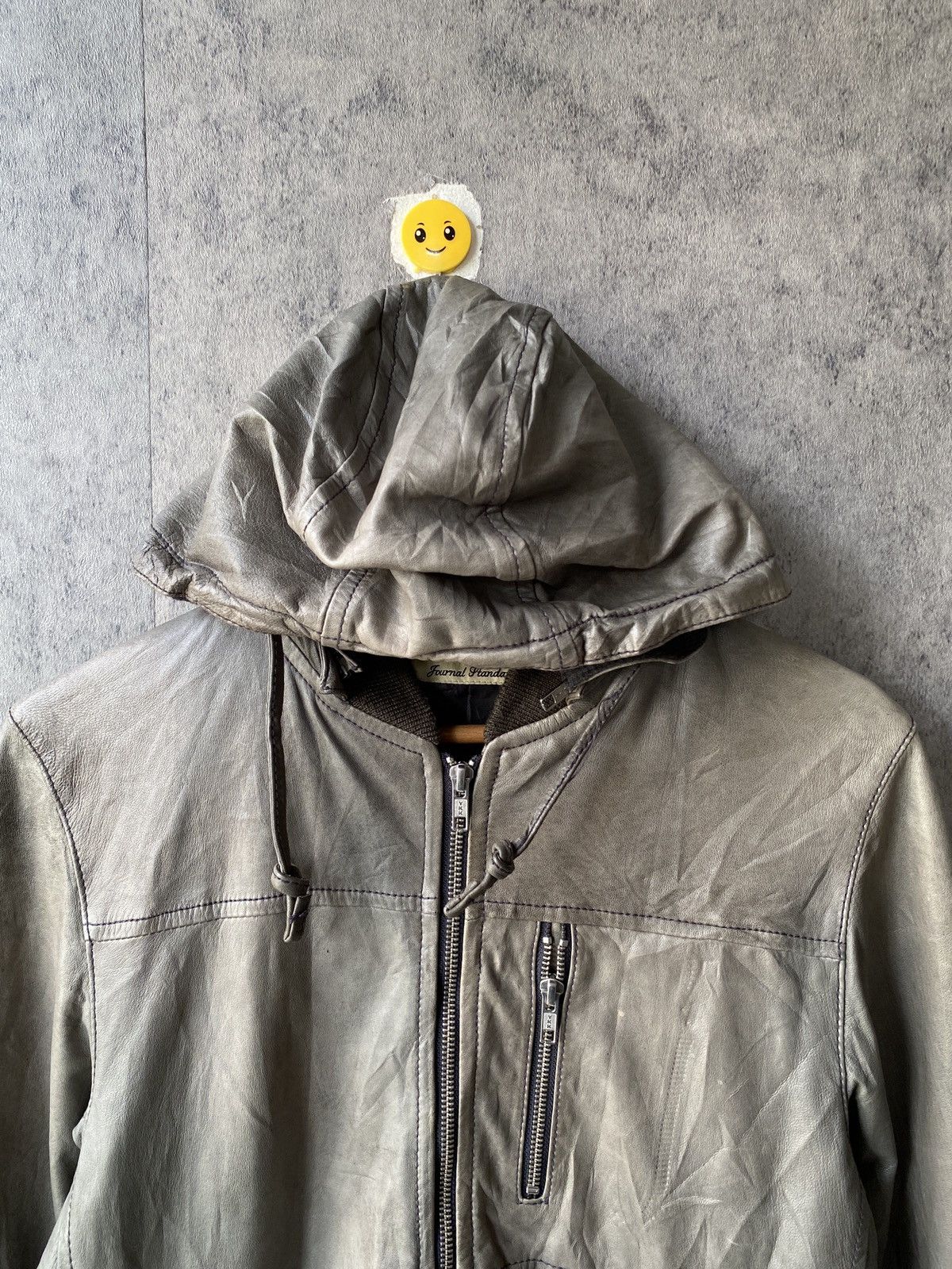Journal Standard Journal Standard Sheep Skin Leather Patina Design Hoodie Size US M / EU 48-50 / 2 - 4 Thumbnail