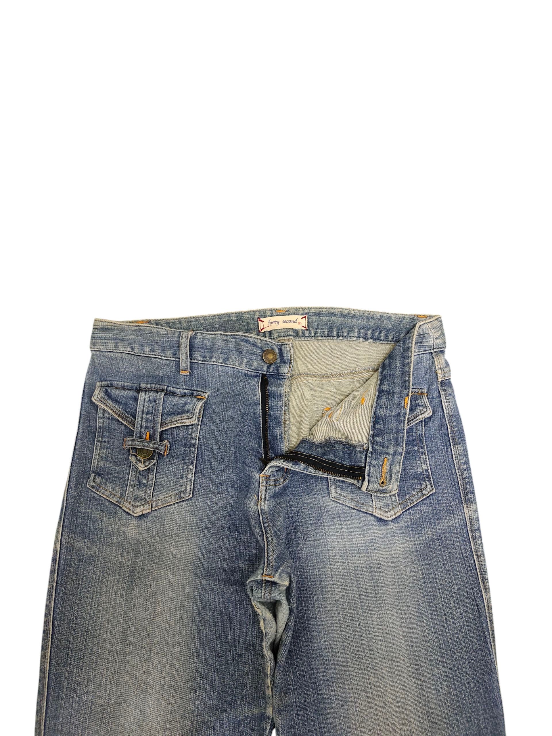 If Six Was Nine Flare Jeans Forty Second Japan Distress Denim Bootcut Size US 30 / EU 46 - 5 Thumbnail