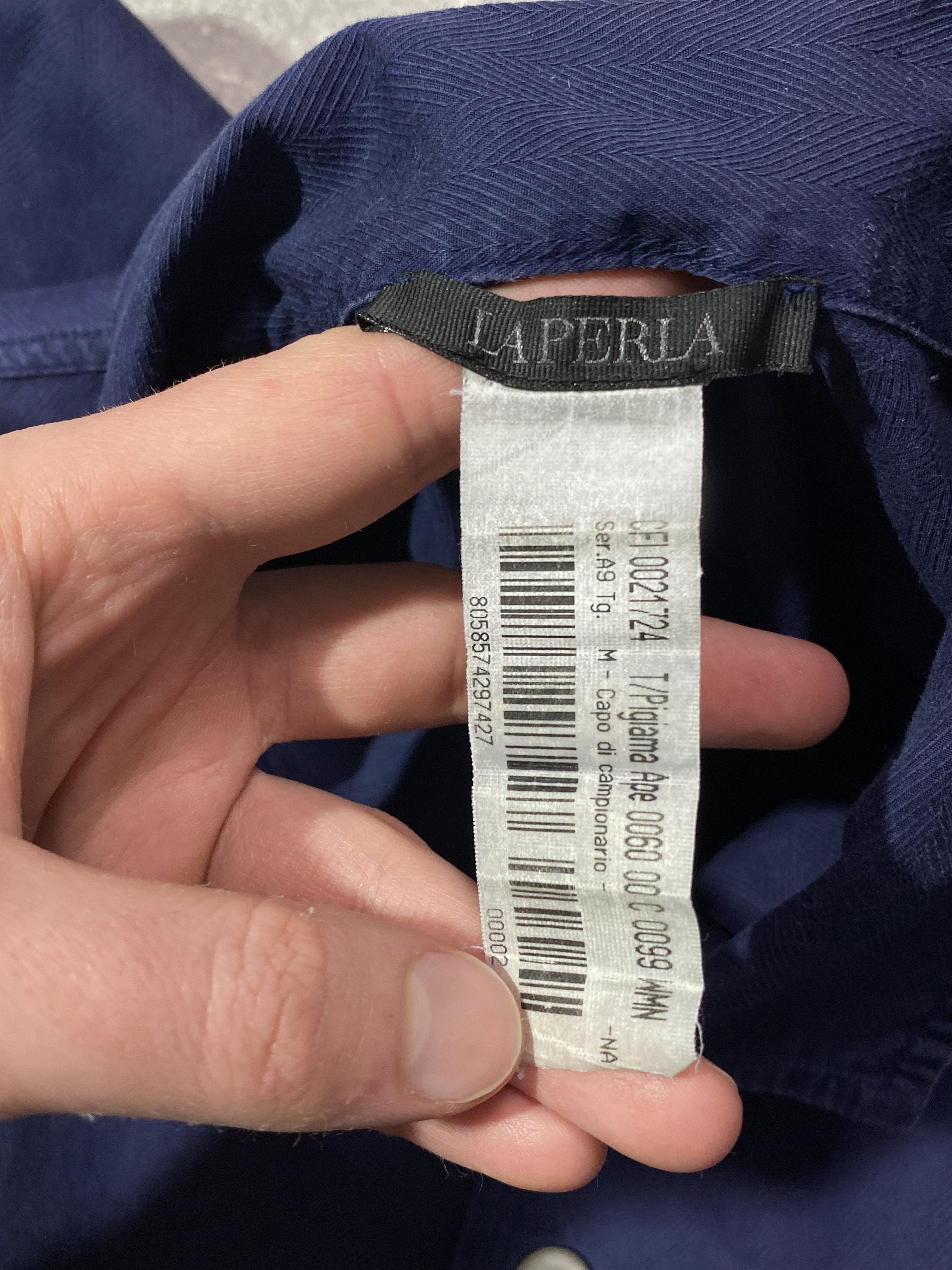 Vintage LA PERLA OVERSHIRT WORK STYLE BUTTON UP Size US M / EU 48-50 / 2 - 6 Thumbnail