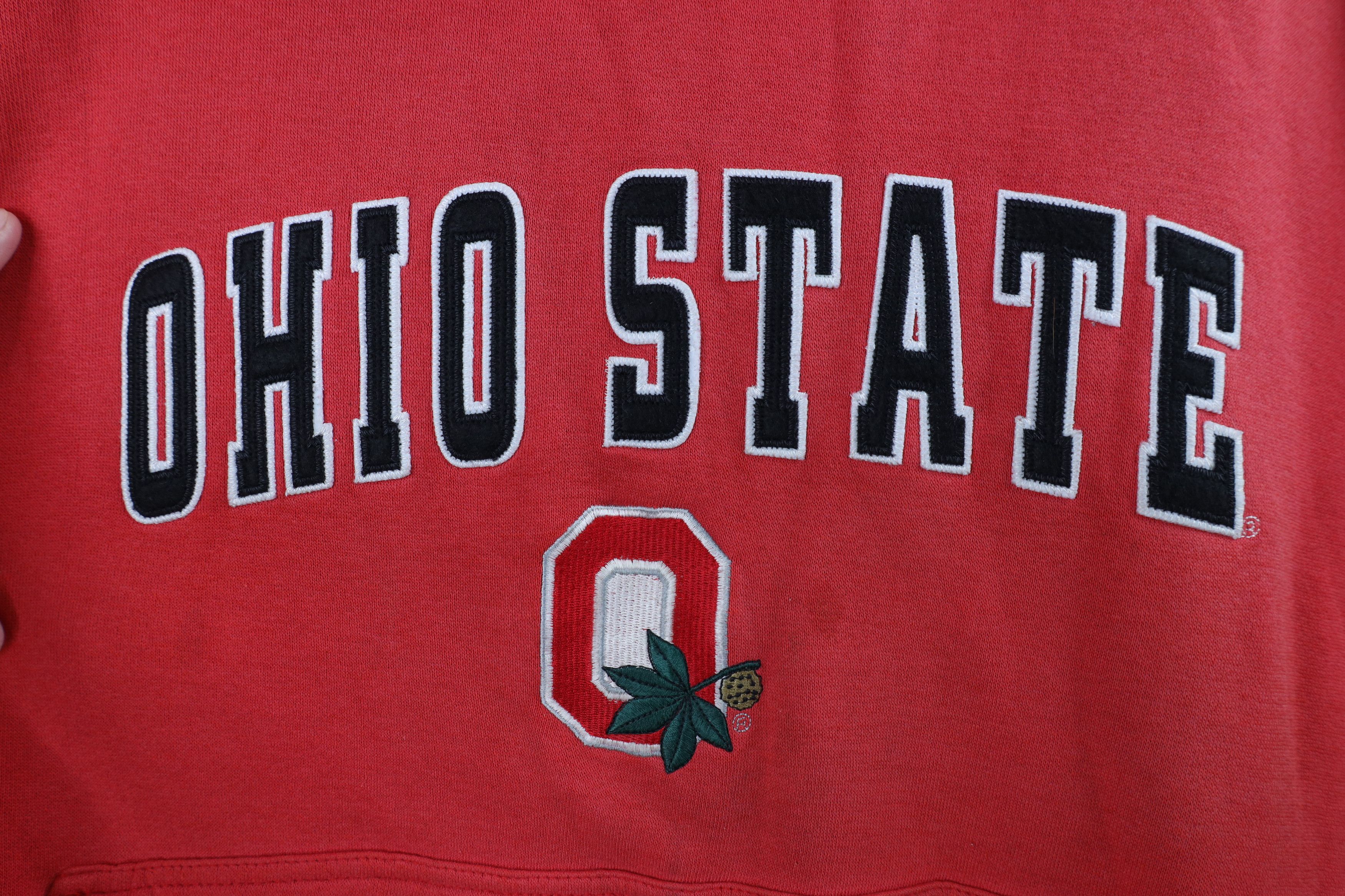 Vintage Vintage Fit The Ohio State University Hoodie Sweatshirt Red Size US M / EU 48-50 / 2 - 4 Thumbnail