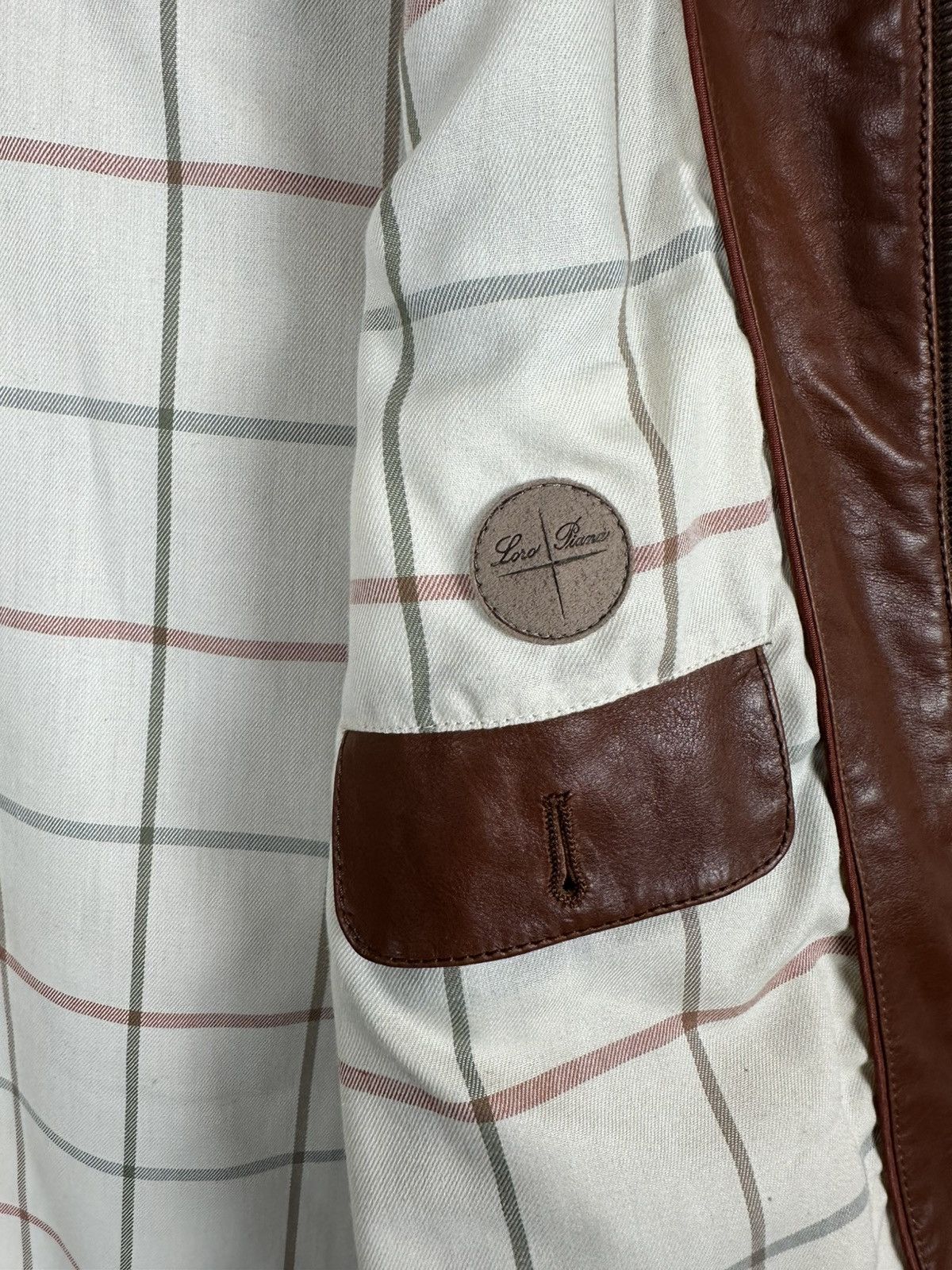 Loro Piana Loro Piana Leather Brown Vest Size US L / EU 52-54 / 3 - 5 Thumbnail