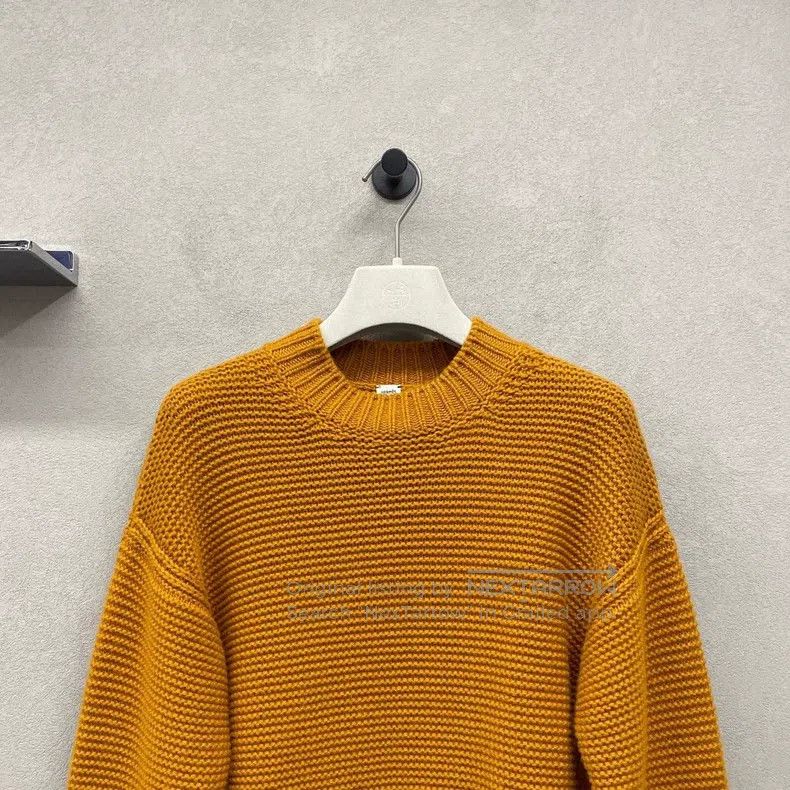 Hermes Hermes Ginger-colored knitted sweater Size XXS / US 00 / IT 34 - 4 Thumbnail