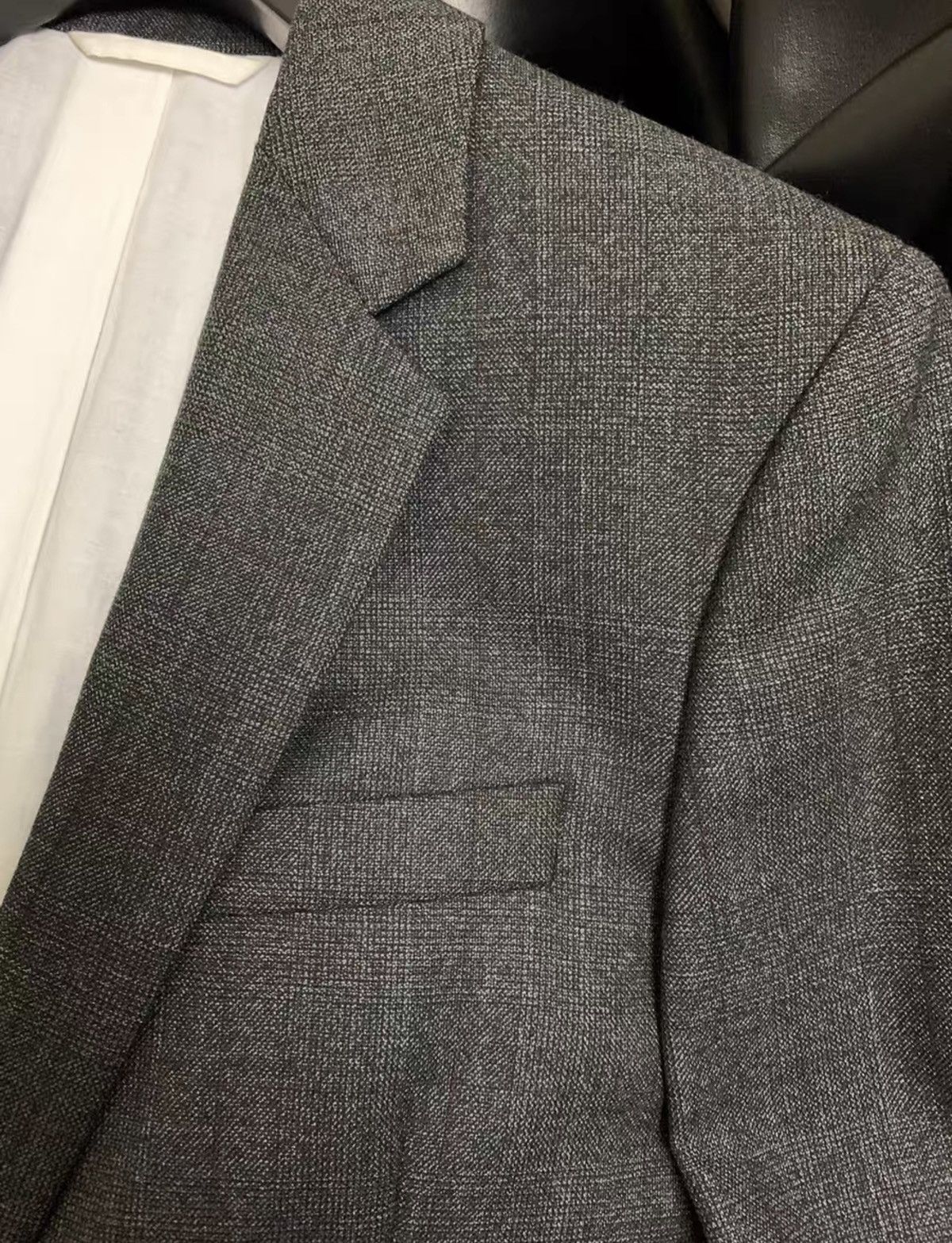 Calvin Klein CALVIN KLEIN 2017 Runway Prince of Wales Check Wool Blazer Size 38R - 4 Thumbnail