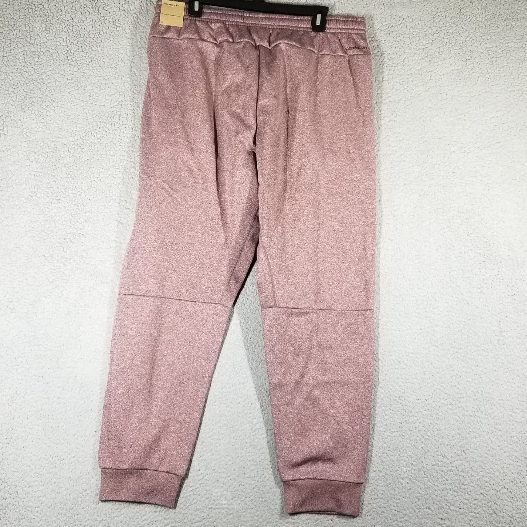Nike Nike Therma-FIT Jogger Pants Large Mens Burgundy Black Fleece Tapered FZ1074-652 Size US 33 - 2 Thumbnail