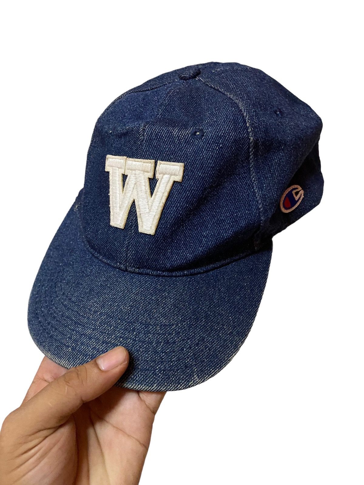‼️WILLIAMS COLLAGE DENIM CAP BY CHAMPION‼️