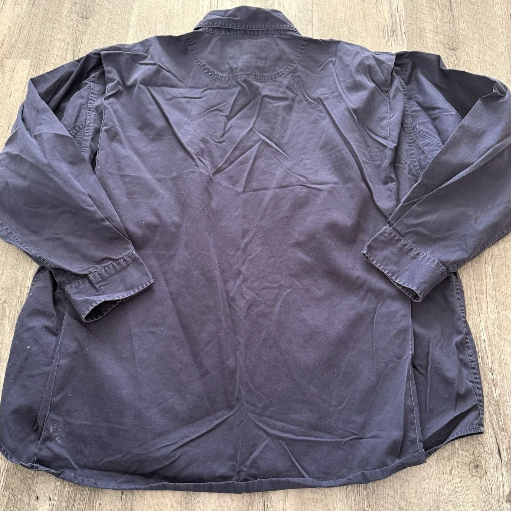 Vintage Duluth Shirt Mens 2XL Blue Long Sleeve Twill Button Up Workwear Cotton Size US XXL / EU 58 / 5 - 4 Thumbnail