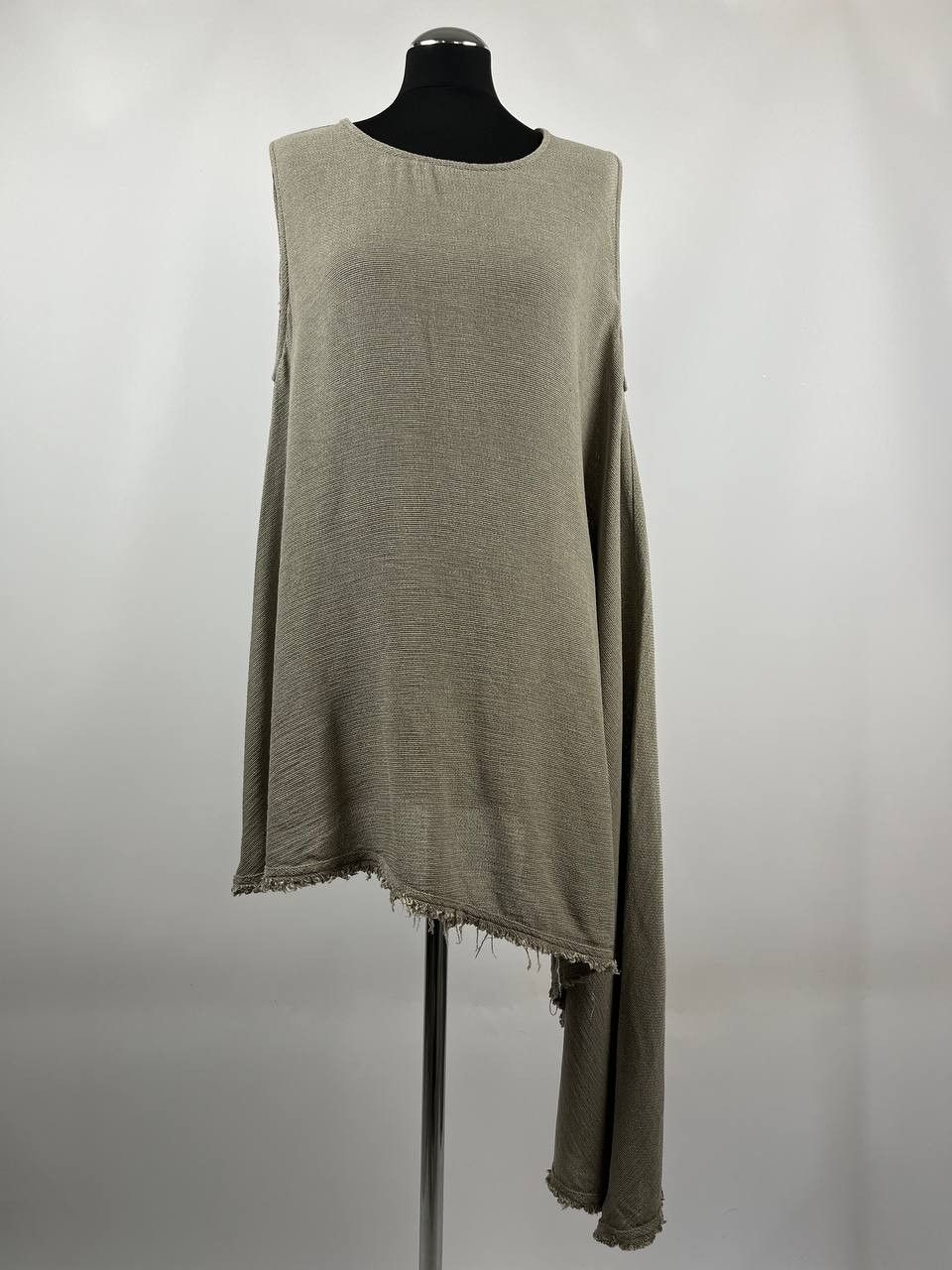Other Ozai N Kü Womens Asymmetric Knit Dress Top Boho Sleeveless Size XXL / US 16-18 / IT 52-54 - 1 Thumbnail