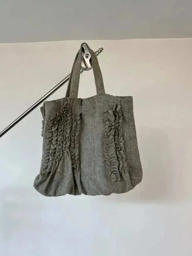 Tricot Comme Des Garcons Tote Bag in Grey, Men's