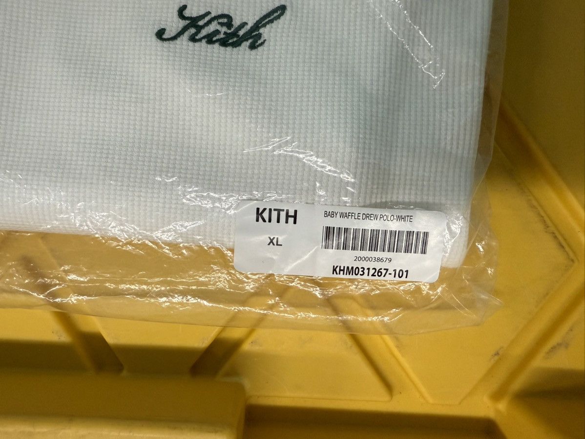 Kith Kith Micro Waffle Drew Polo in White Size XL Size US XL / EU 56 / 4 - 4 Thumbnail