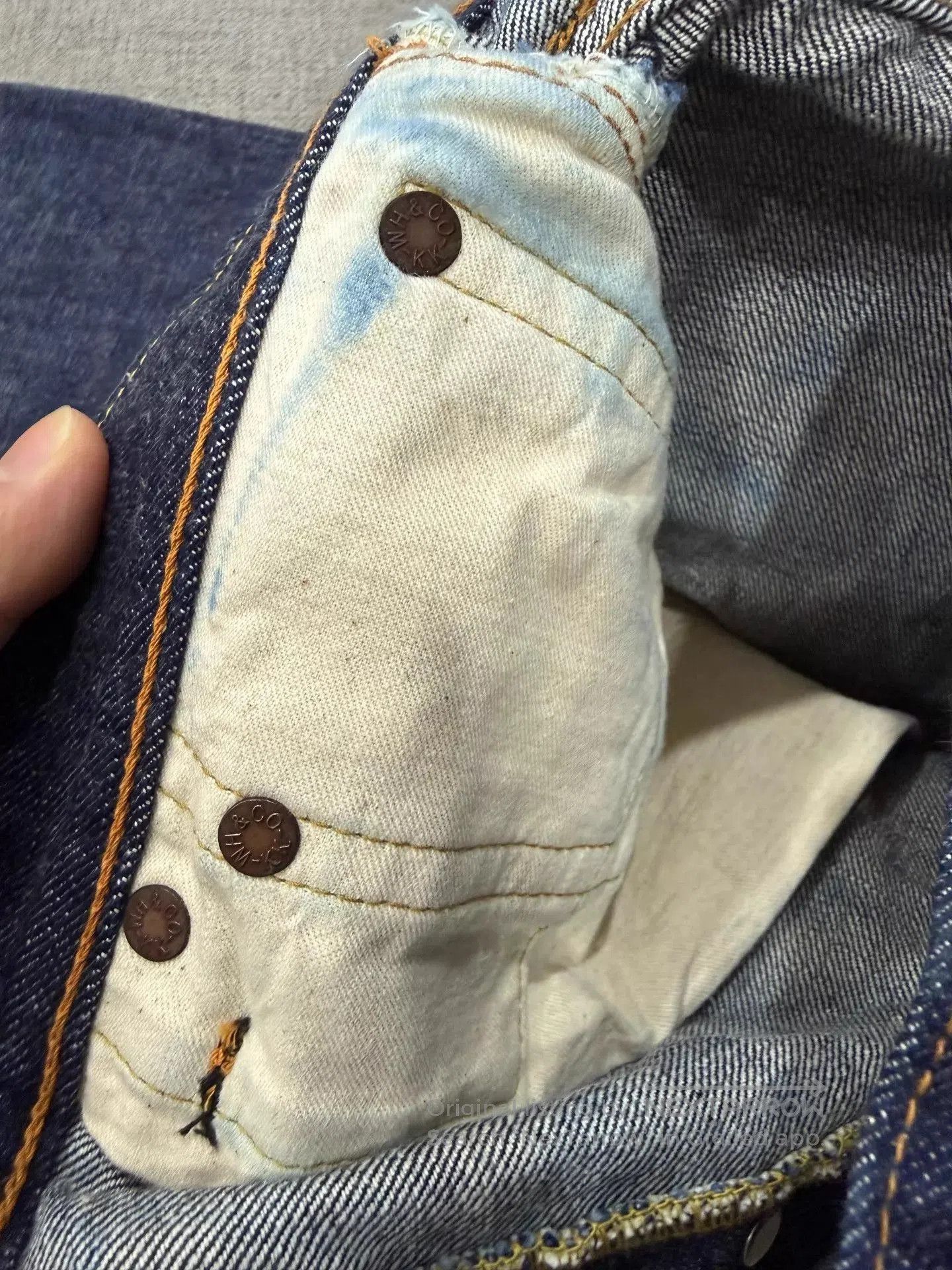 Warehouse Blue Denim Jeans . Size US 30 / EU 46 - 6 Thumbnail
