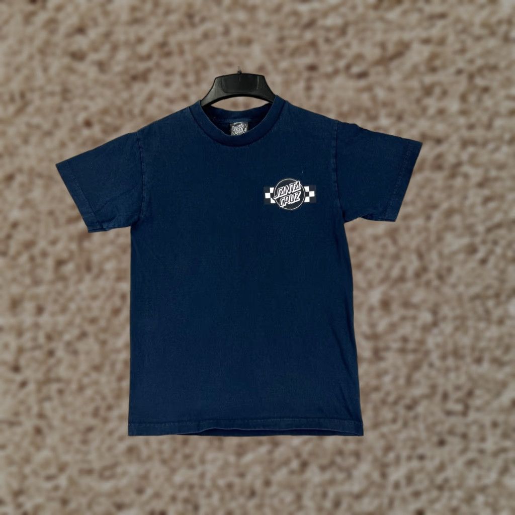 Vintage Santa Cruz shirt Adult Small Blue Checkerboard Logo Short Sleeve Crew Neck Size US S / EU 44-46 / 1 - 1 Thumbnail