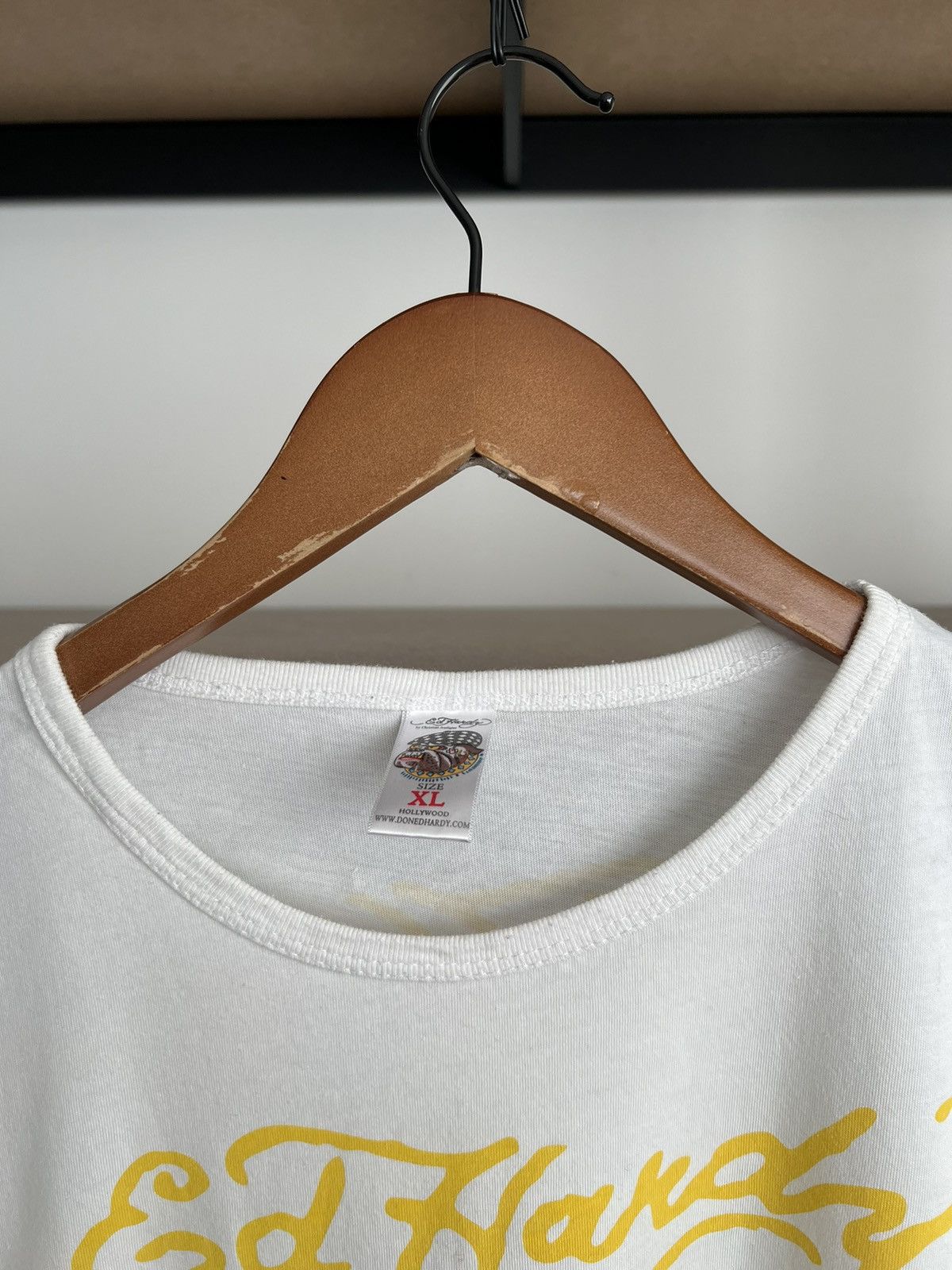 Ed Hardy Ed Hardy Christian Audigier Eagle Tattoo White T-shirt Size US L / EU 52-54 / 3 - 12 Thumbnail