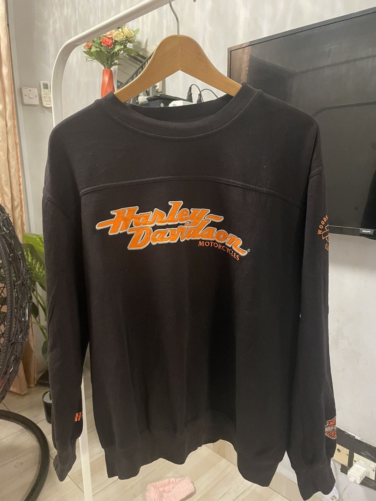 Harley Davidson Vintage HARLEY DAVIDSON Sweatshirt Size US M / EU 48-50 / 2 - 1 Thumbnail