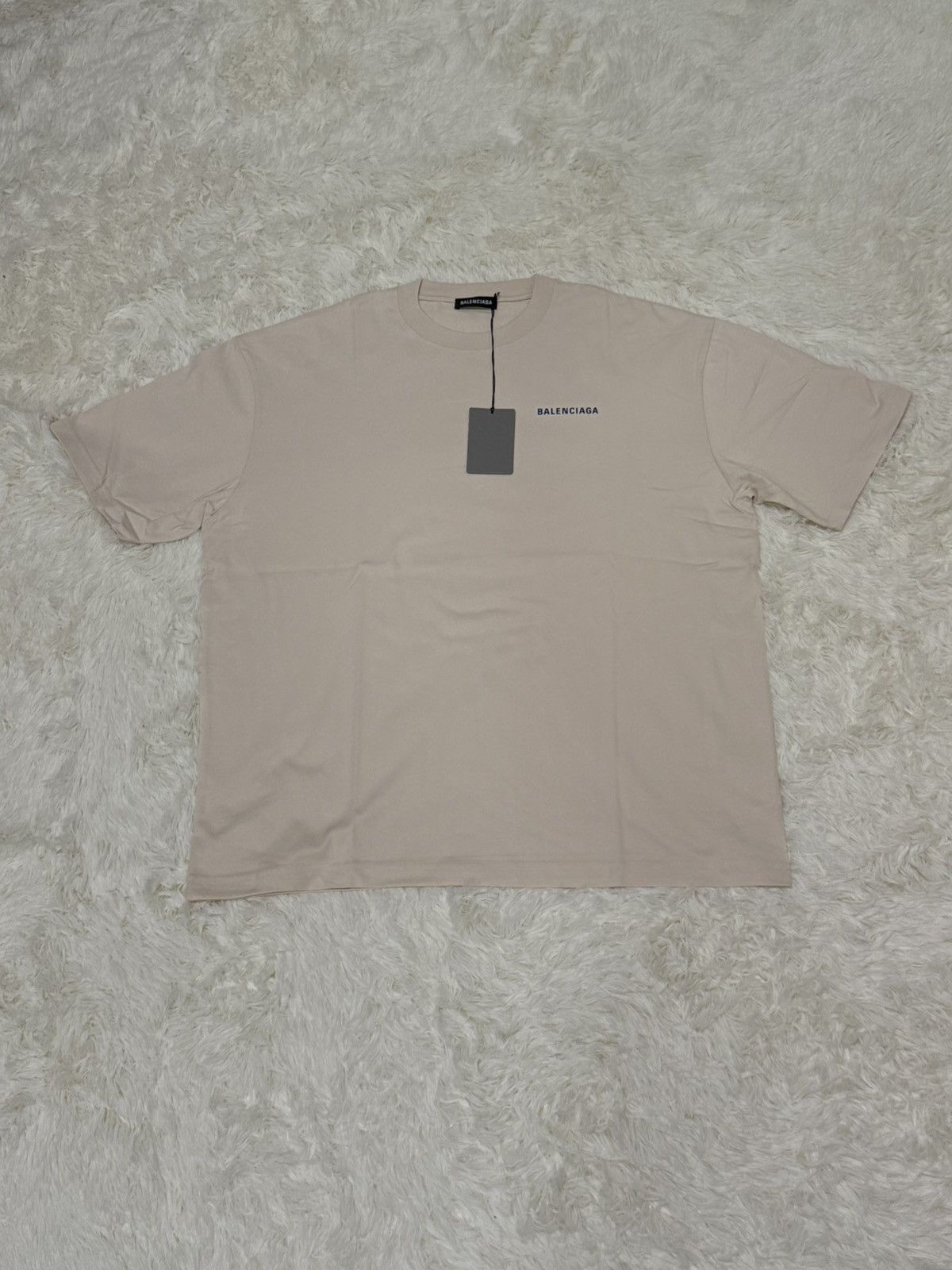Balenciaga Balenciage beige t shirt Size US L / EU 52-54 / 3 - 2 Thumbnail