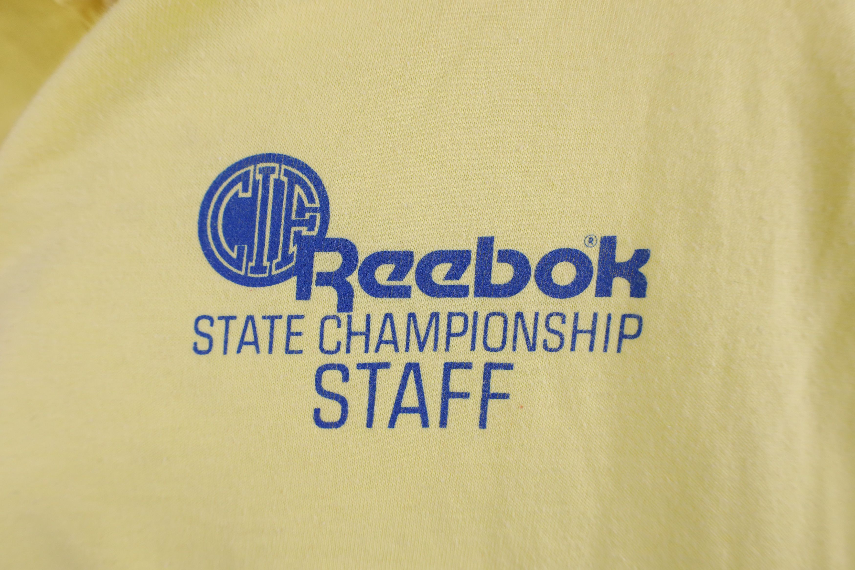 Vintage Vintage 80s Reebok State Championship Staff Polo USA Size US XL / EU 56 / 4 - 4 Thumbnail