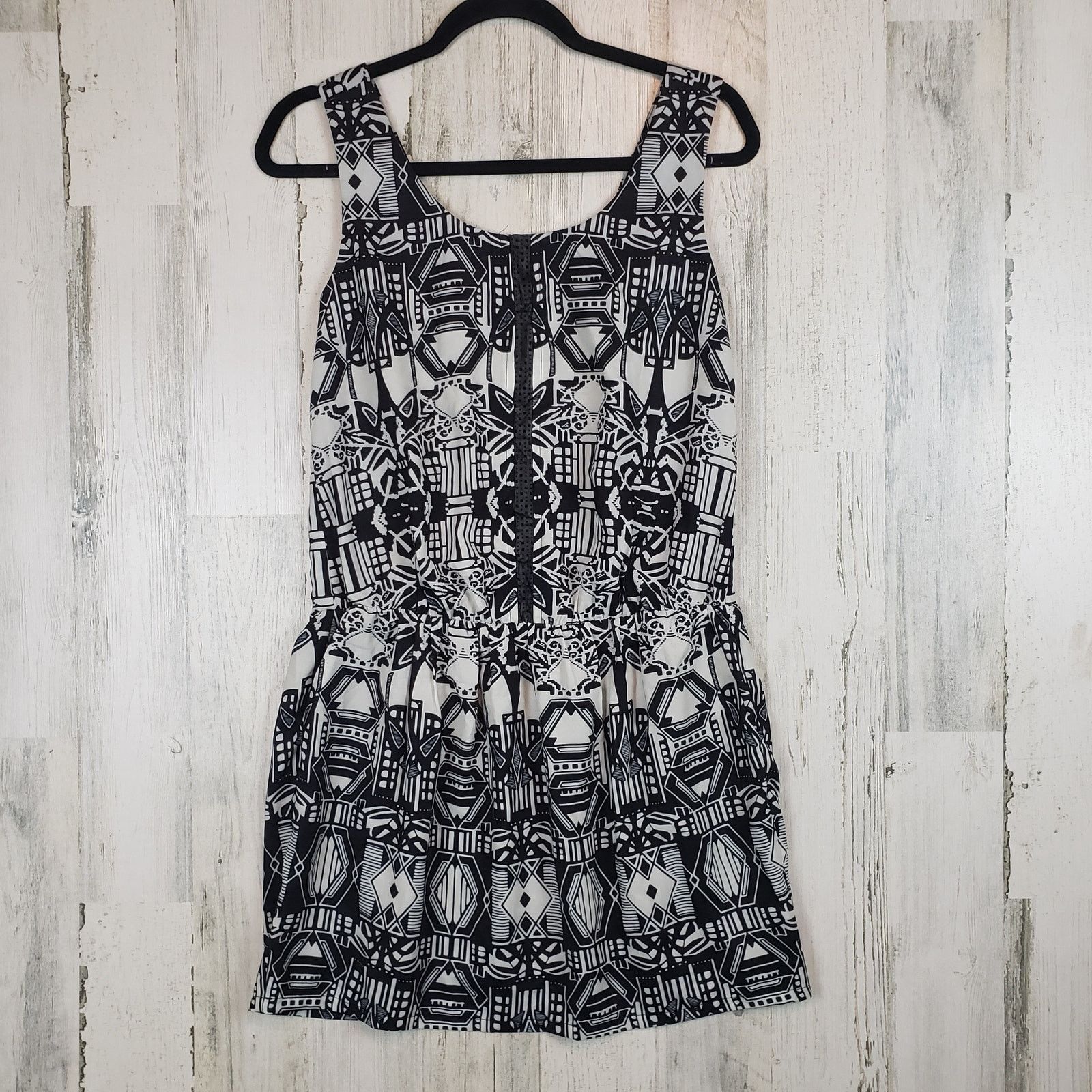 Other NWOT Color Block Faux-Leather Mini Sleeveless Dress Medium Size M / US 6-8 / IT 42-44 - 1 Thumbnail