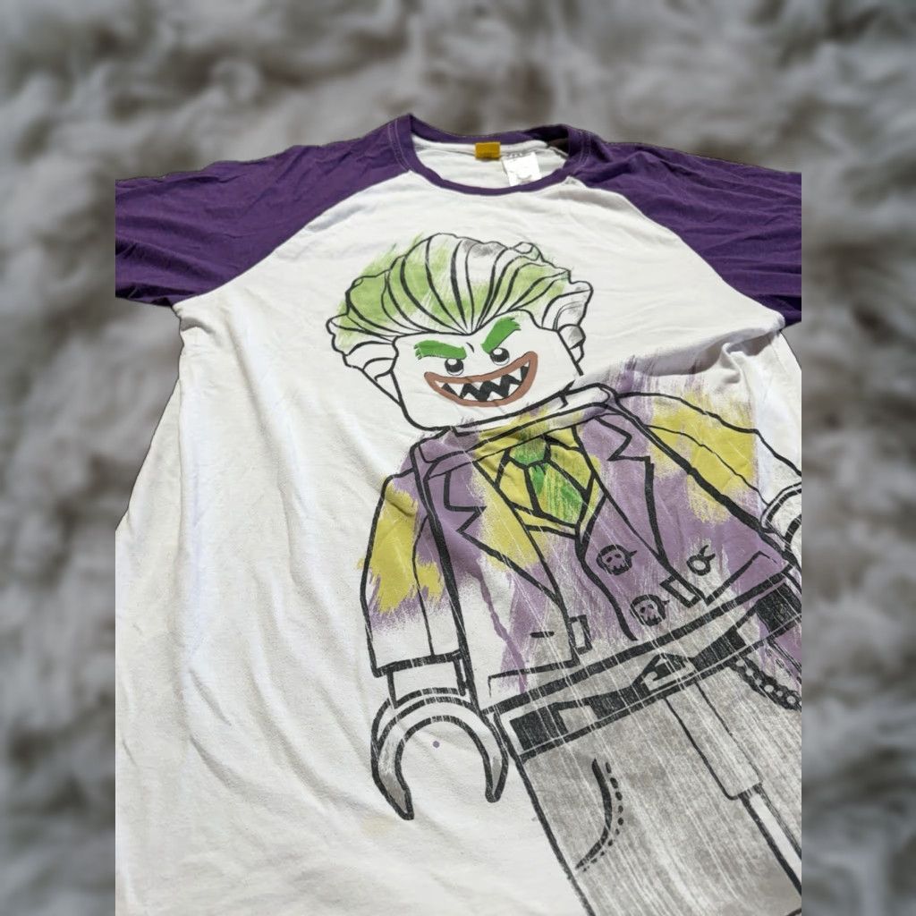 LEGO Lego Man Mens Shirt Large Short Sleeve Distressed Joker Halloween Size US L / EU 52-54 / 3 - 1 Thumbnail