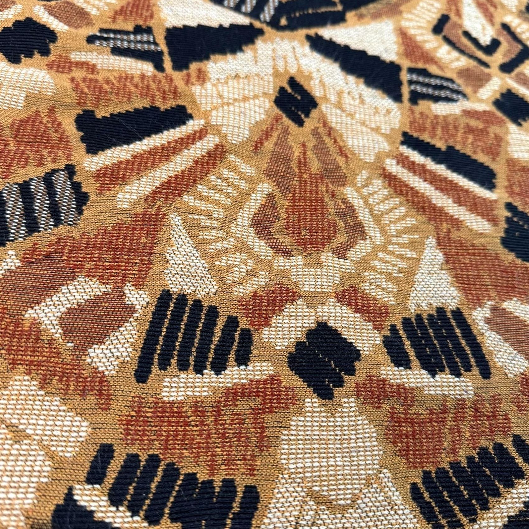 Vintage Dolan Shirt Womens S Brown Women Seraphina Tapestry Woven Cropped Boho Made USA Size S / US 4 / IT 40 - 6 Thumbnail