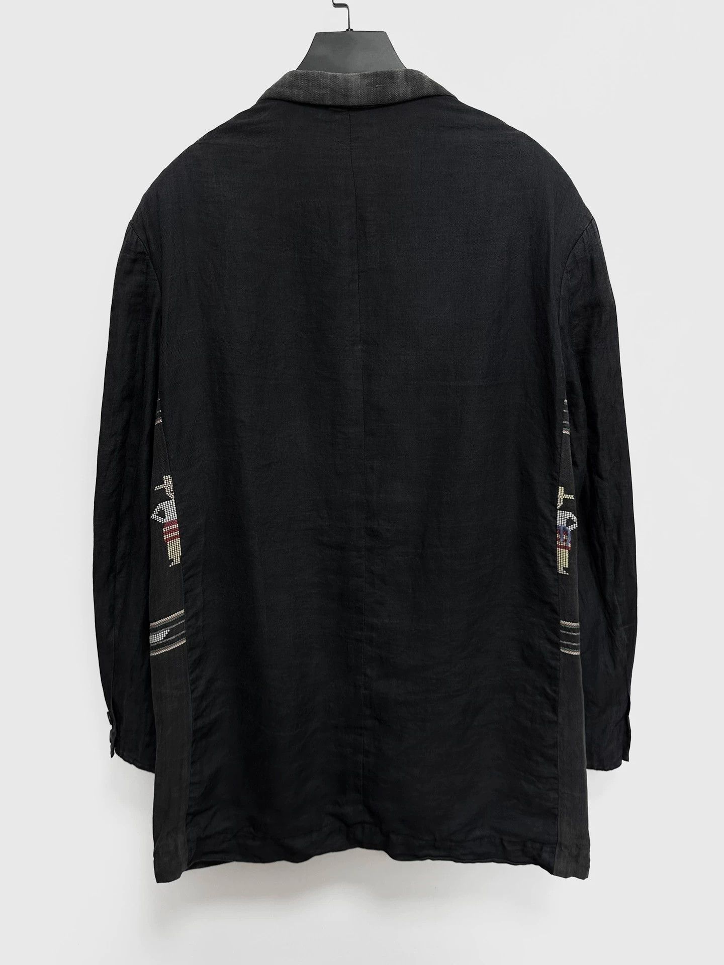 Yohji Yamamoto Yohji Yamamoto 92SS Embroidered Doll Jacket Gypsy Pixel Size US M / EU 48-50 / 2 - 2 Thumbnail