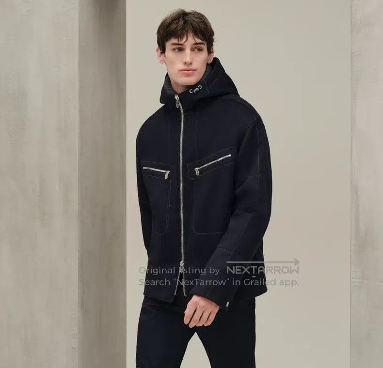 Hermes Hermes Men's Cashmere Jacket Coat Size US M / EU 48-50 / 2 - 5 Thumbnail