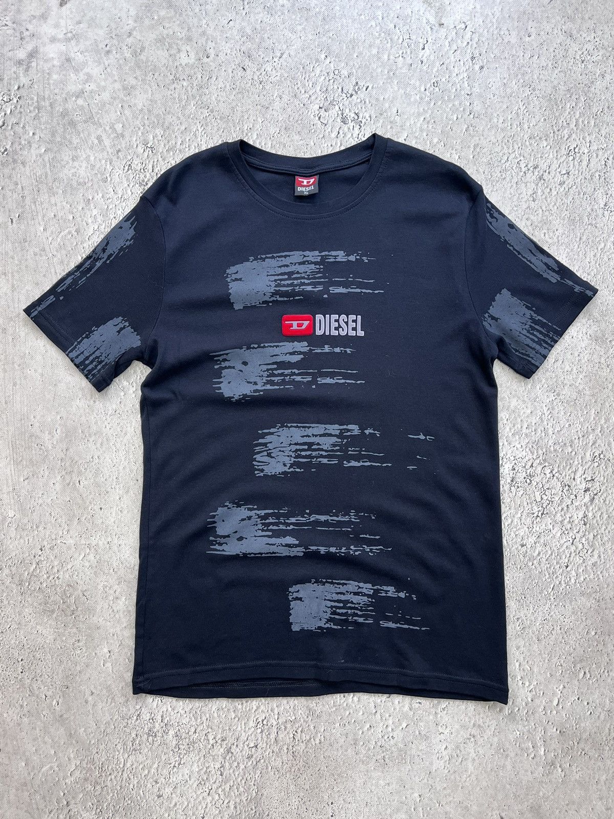 Designer × Diesel VINTAGE DISTRESSED PAINT LOGO DIESEL T-shirt longsleeve Size US M / EU 48-50 / 2 - 1 Thumbnail