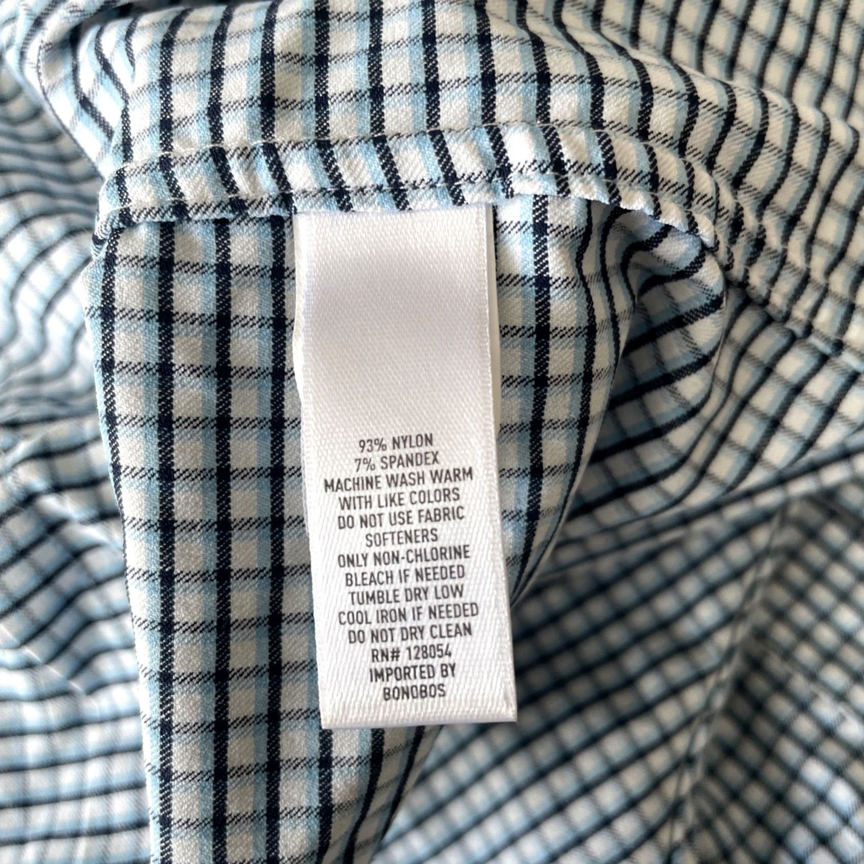 Bonobos Bonobos Shirt Mens L Tartan Blue Plaid Button-Up Dress Casual Tailored Sportswear Regular Fit Menswear Size US L / EU 52-54 / 3 - 4 Thumbnail