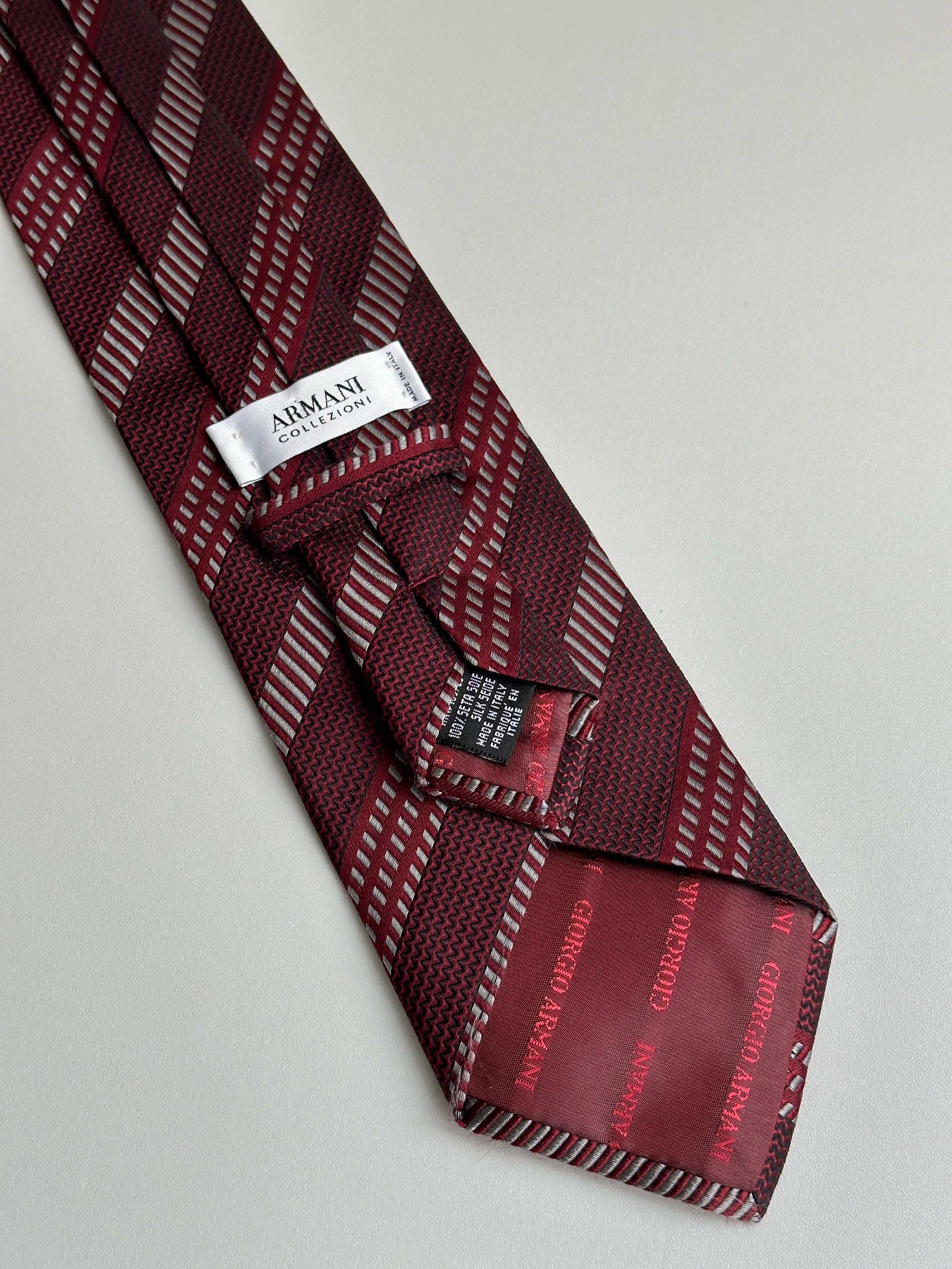 Armani Collezioni × Giorgio Armani Armani Collezioni Silk Tie Size ONE SIZE - 3 Thumbnail