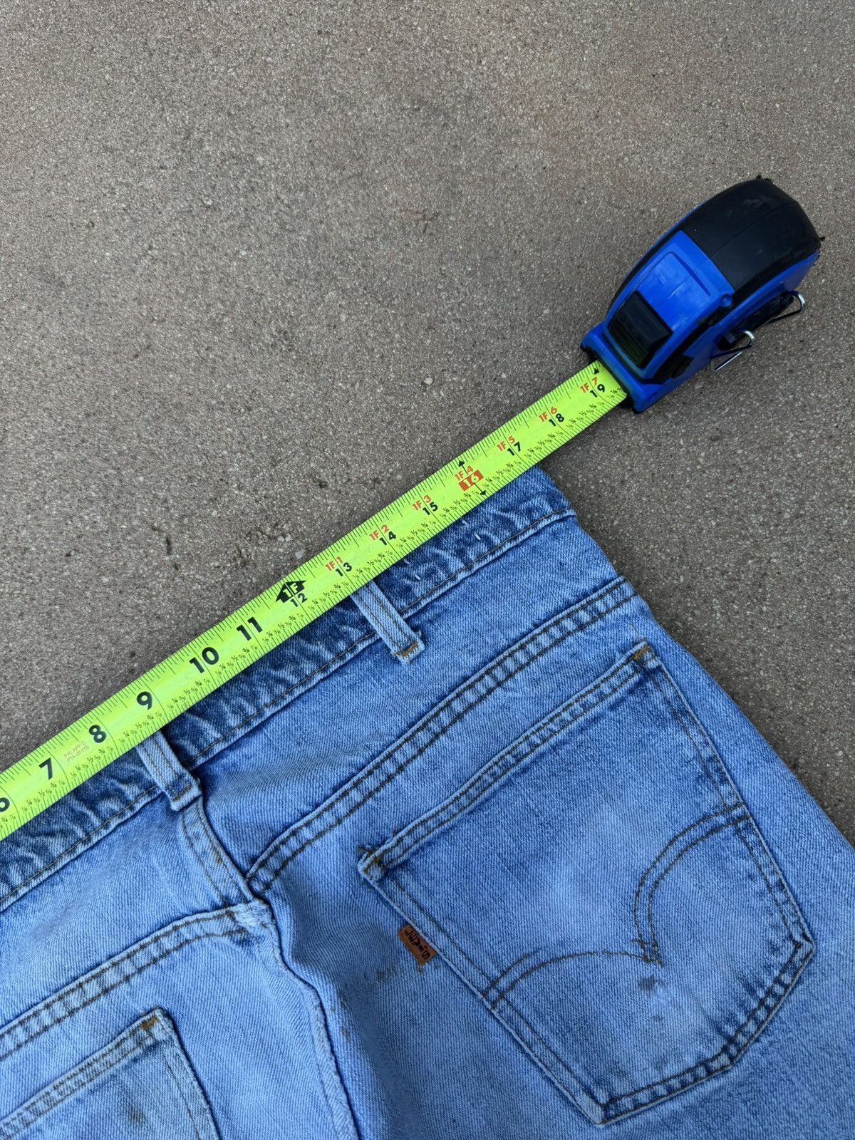 Levi's × Vintage Vtg 80’s Levi’s 646 Orange Tab Bellbottom Flare Jeans 34x31 Size US 34 / EU 50 - 8 Thumbnail