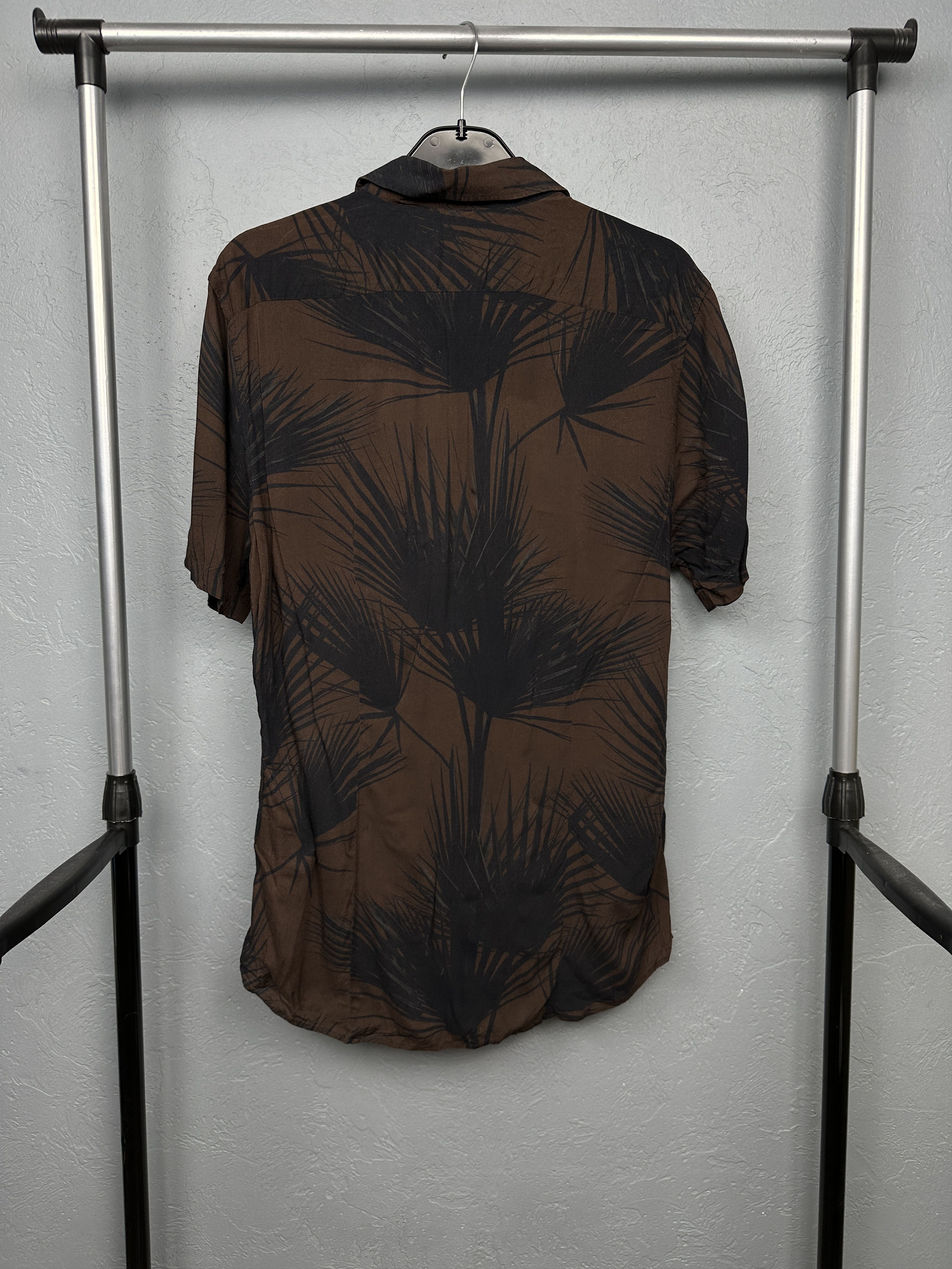 Reiss Reiss Mens Hawaiian Short Sleeve Shirt Size US L / EU 52-54 / 3 - 8 Thumbnail