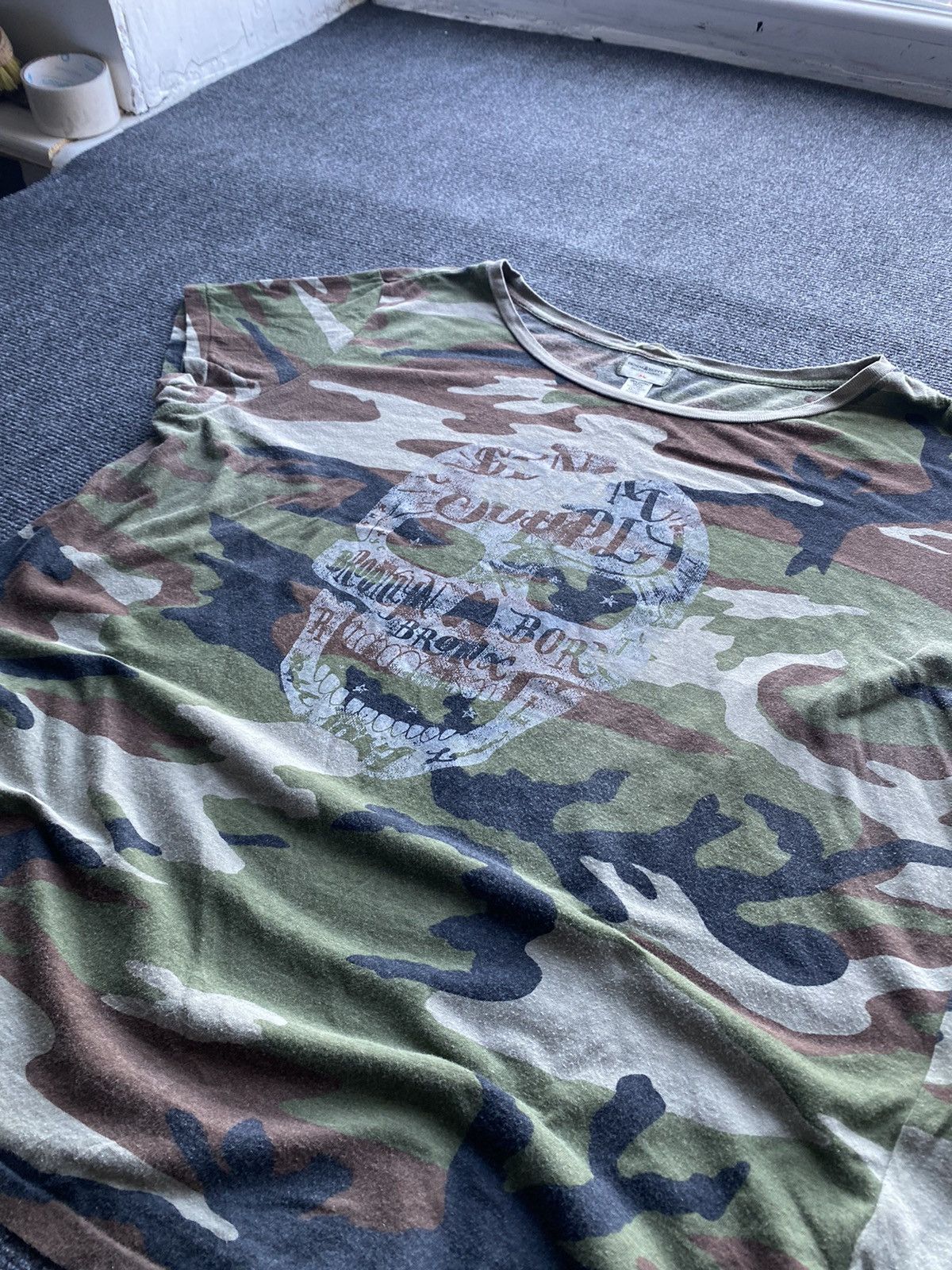 Denim & Supply Ralph Lauren 🔥Denim Supply Camouflage skull women top tee y2k punk emo Size XL / US 12-14 / IT 48-50 - 2 Thumbnail