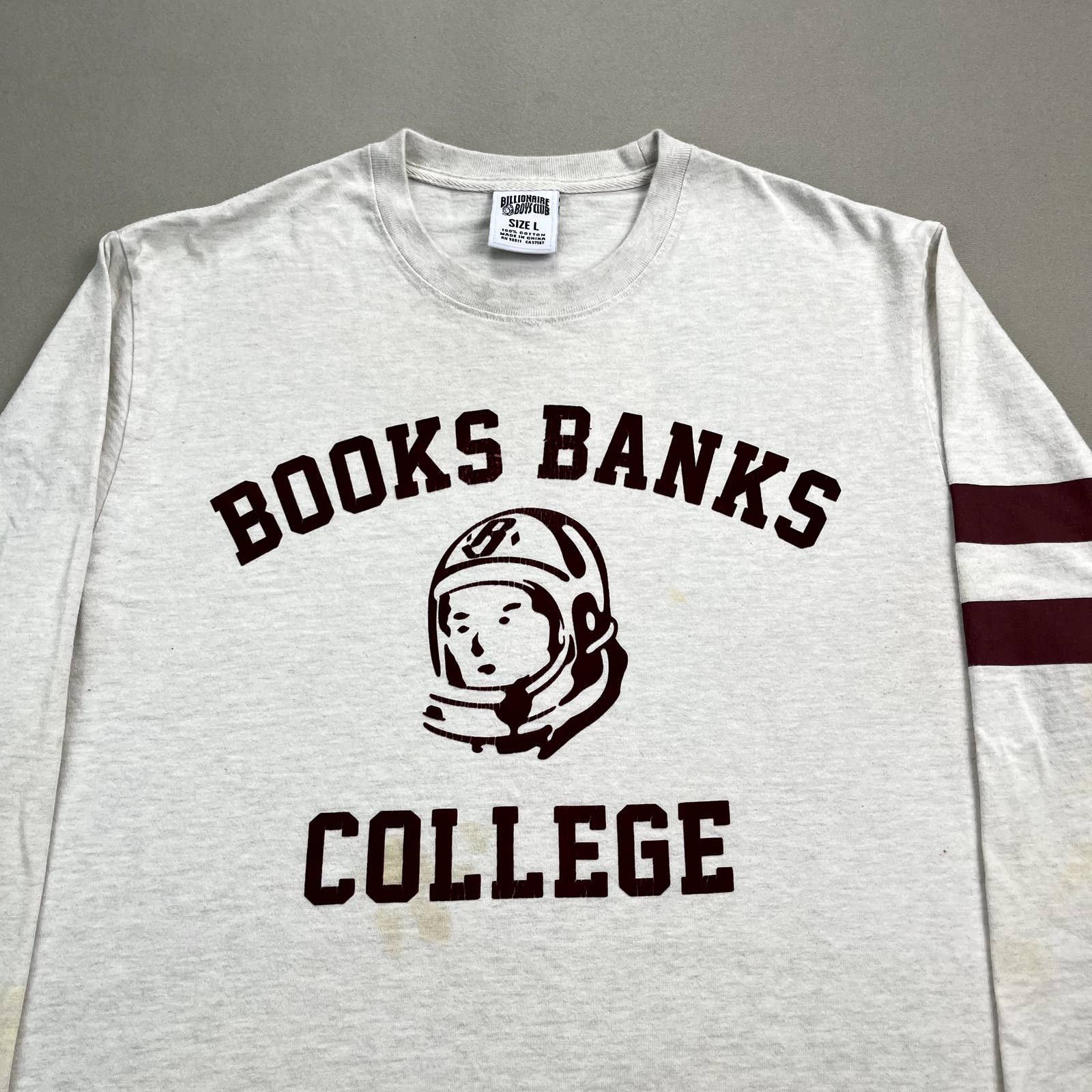 Billionaire Boys Club Billionaire Boys Club T-Shirt White BBC Book Bank College Size US L / EU 52-54 / 3 - 2 Thumbnail