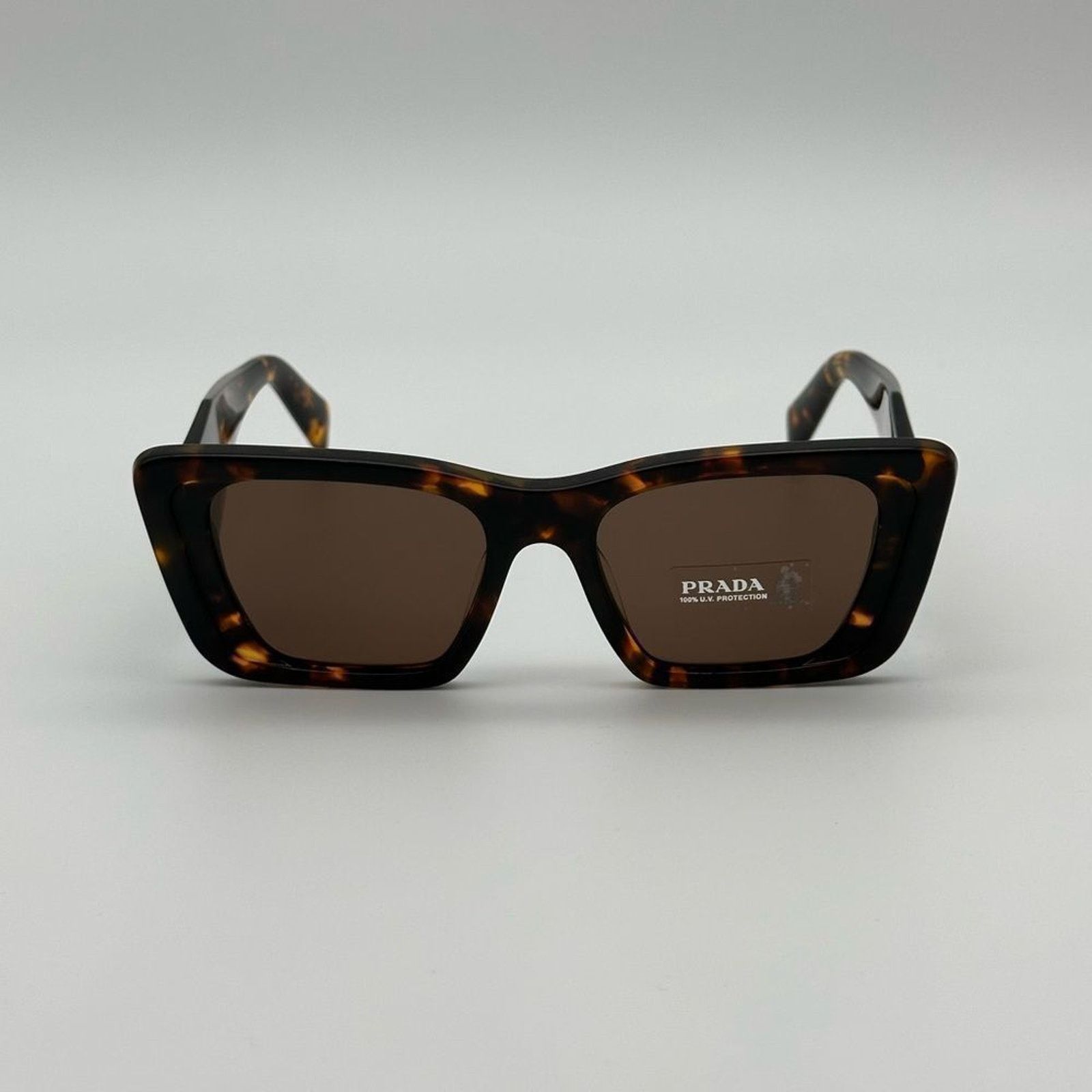Prada PRADA Sunglasses PR08YS 01V8C1 Havana Honey/Dark Brown Women Size ONE SIZE - 2 Thumbnail
