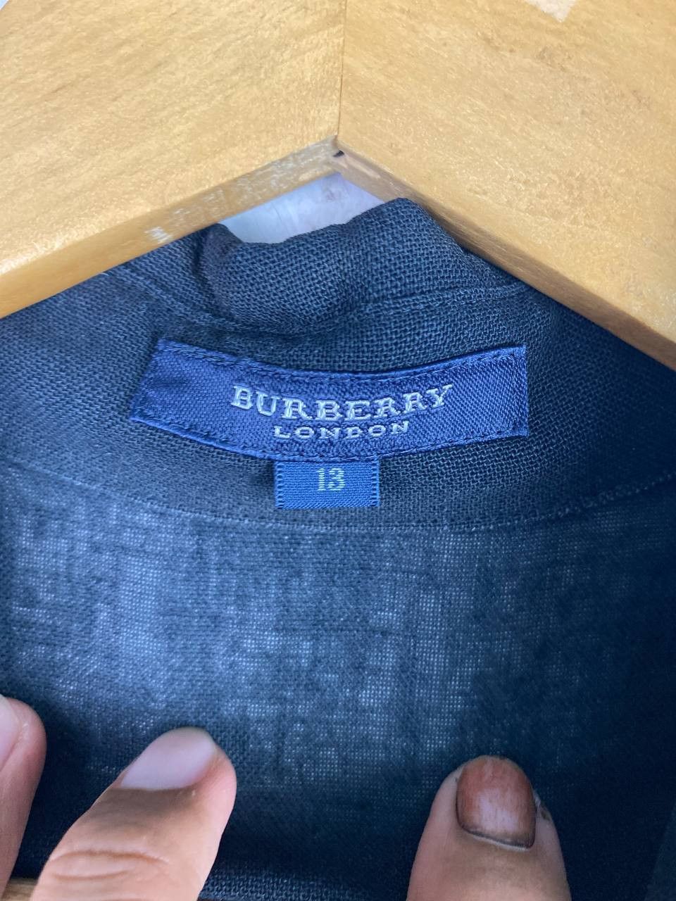 Burberry vintage burberry light black jacket nice design Size L / US 10 / IT 46 - 5 Thumbnail