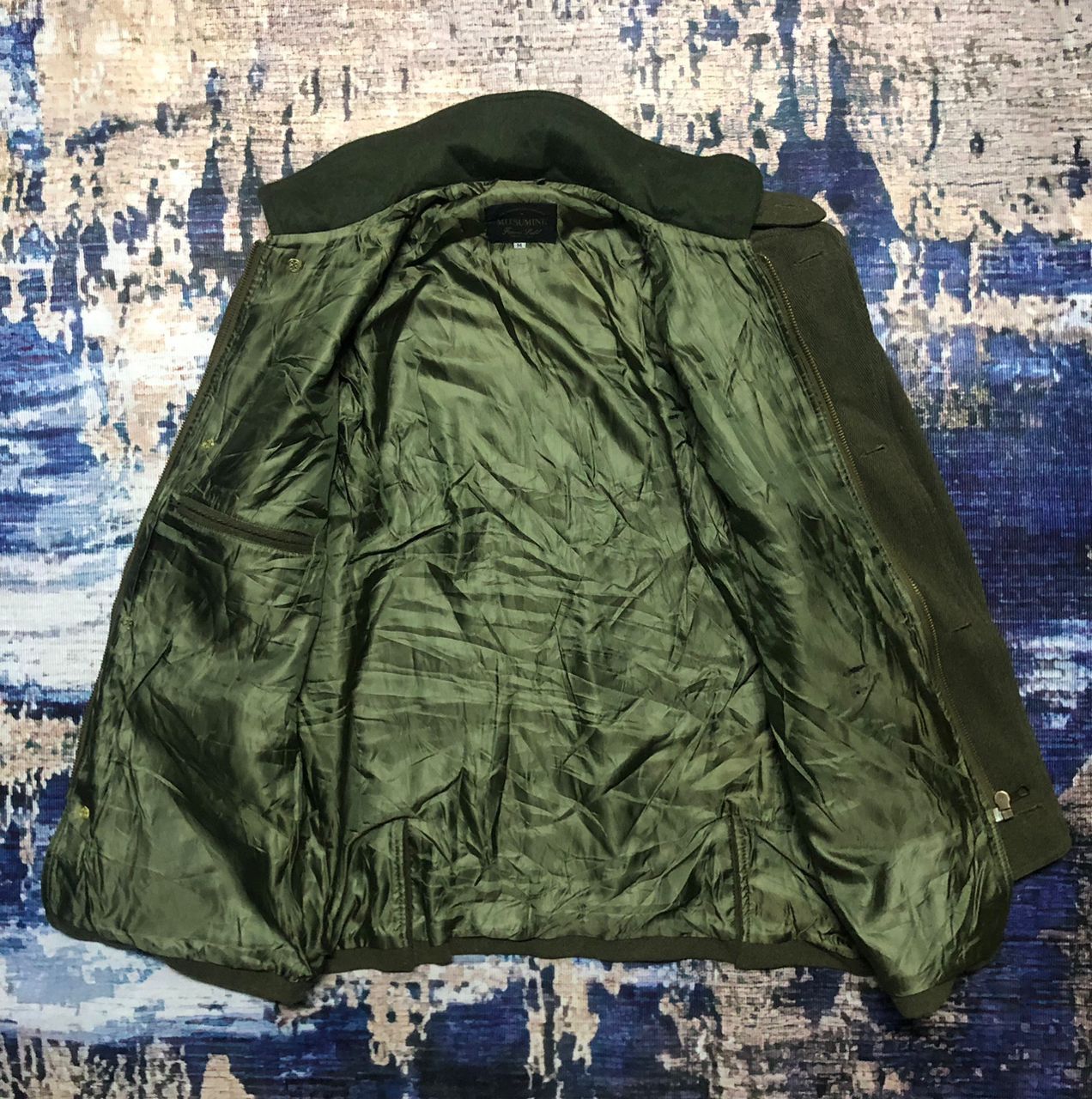 Hunter Vintage Mitsumine Green Hunting Wool Jacket Size US M / EU 48-50 / 2 - 3 Thumbnail